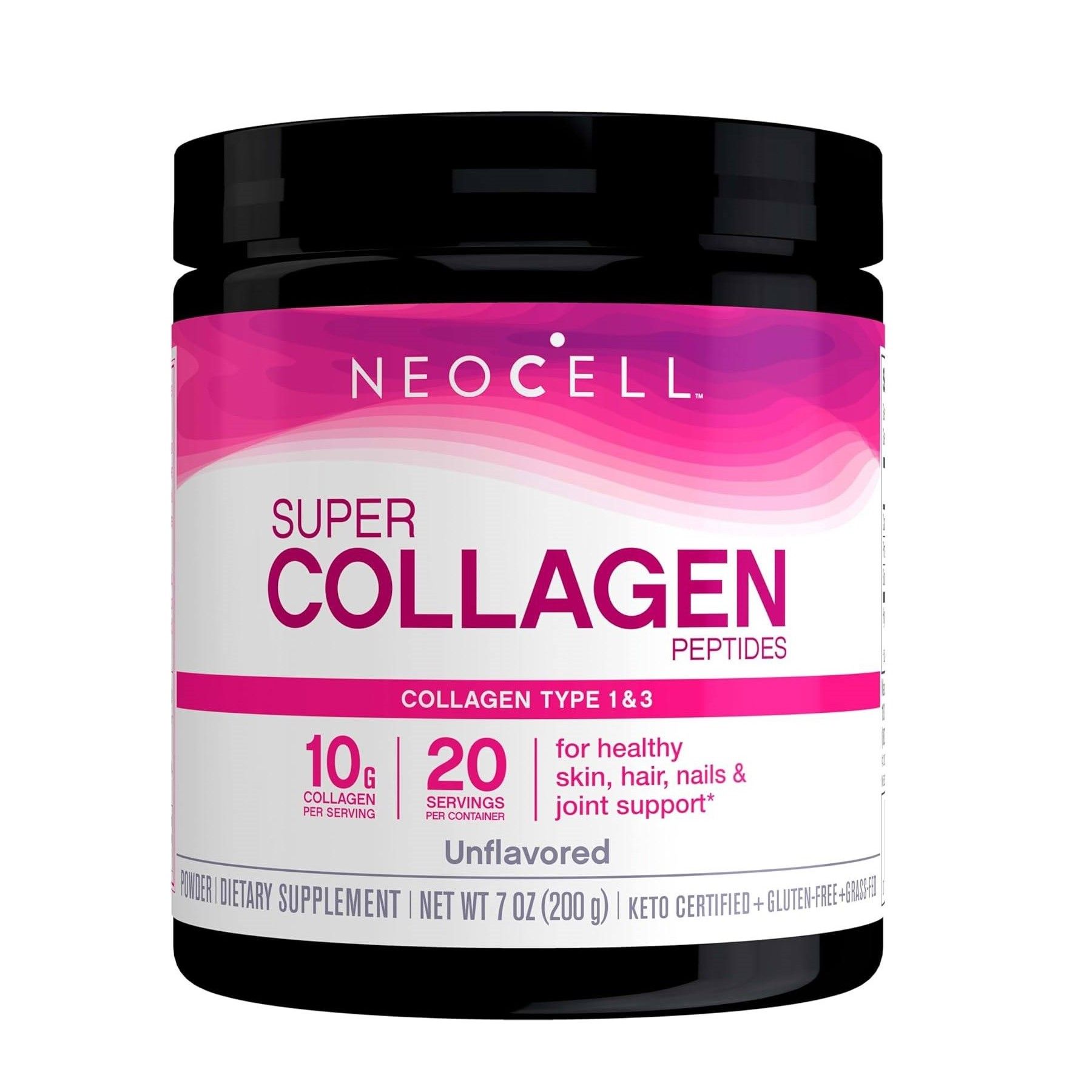 NeoCell Super Collagen Peptides Collagen Type 1 & 3 For Healthy Skin,Hair,Nails & Joint Support 200gm  