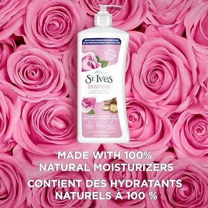 St. Ives Smoothing Body Lotion Rose & Argan Oil  