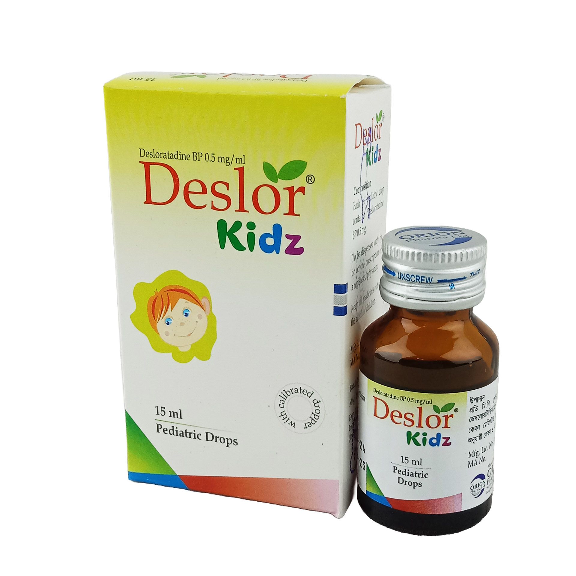 Deslor Kidz 0.5mg/ml Pediatric Drops