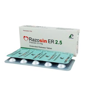 Razosin ER 2.5 2.5mg Tablet