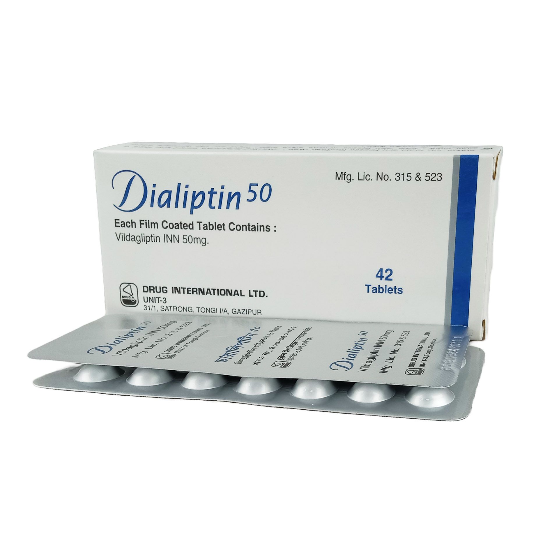 Dialiptin 50mg Tablet