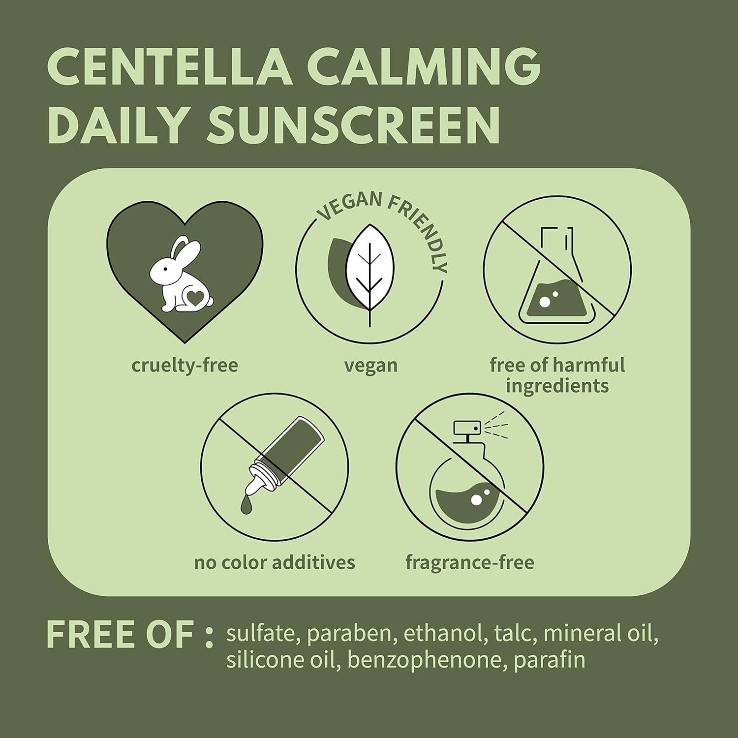 Iunik Centella Calming Daily Sunscreen SPF 50+ PA++++ 60ml Sunscream