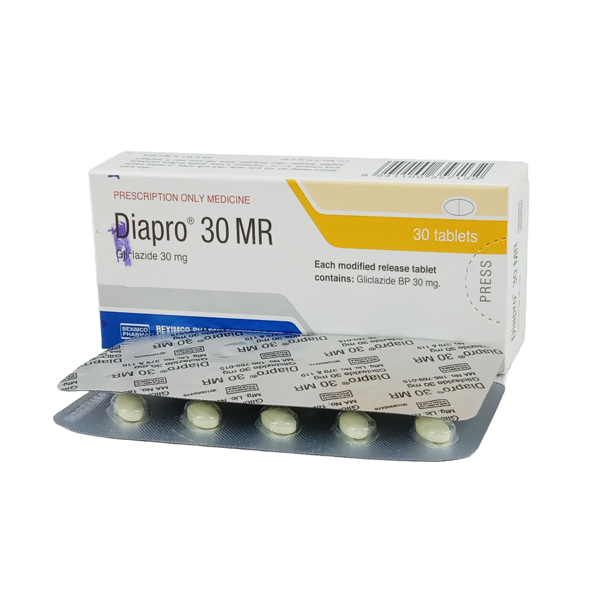 Diapro 30 MR 30mg Tablet