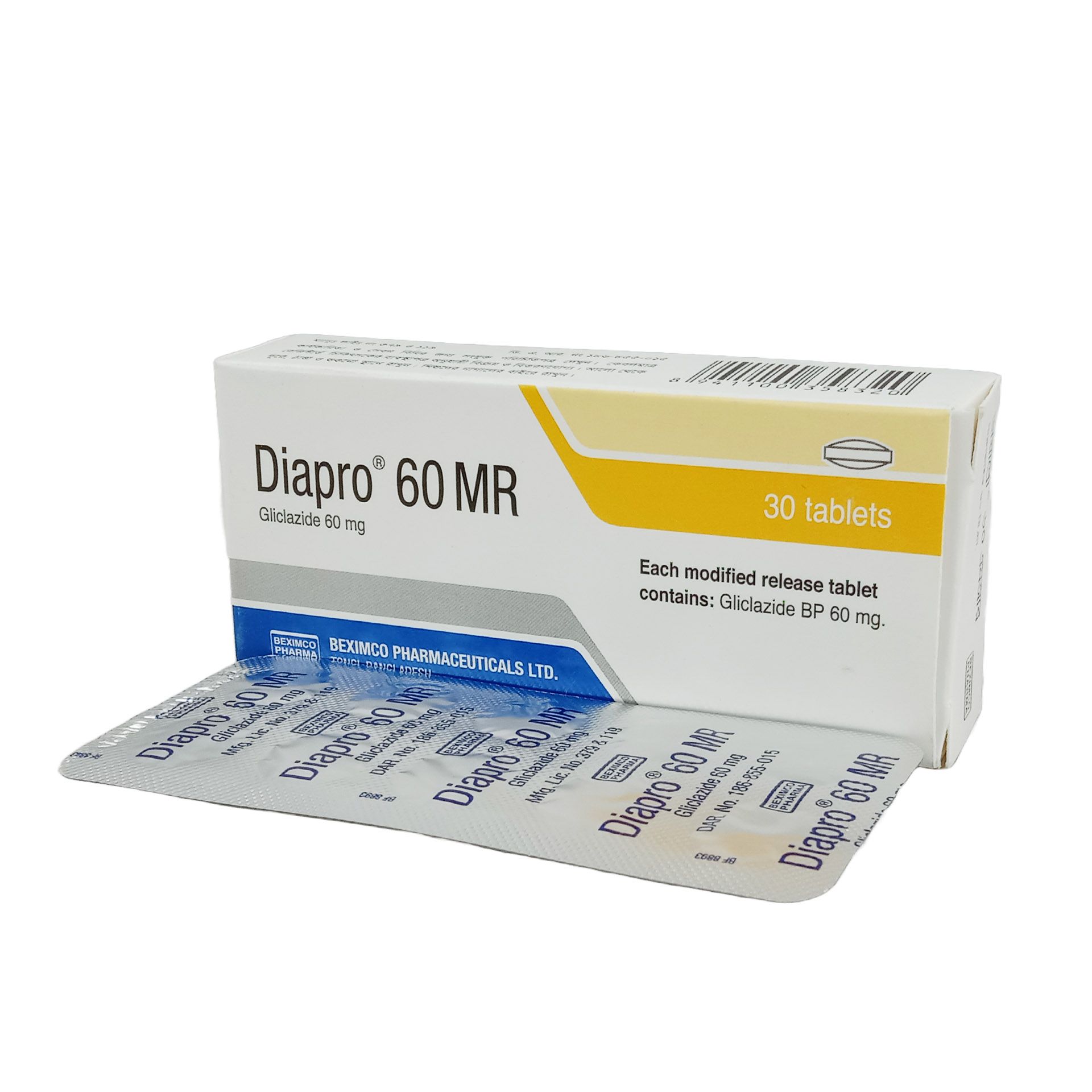 Diapro 60 MR 60mg Tablet