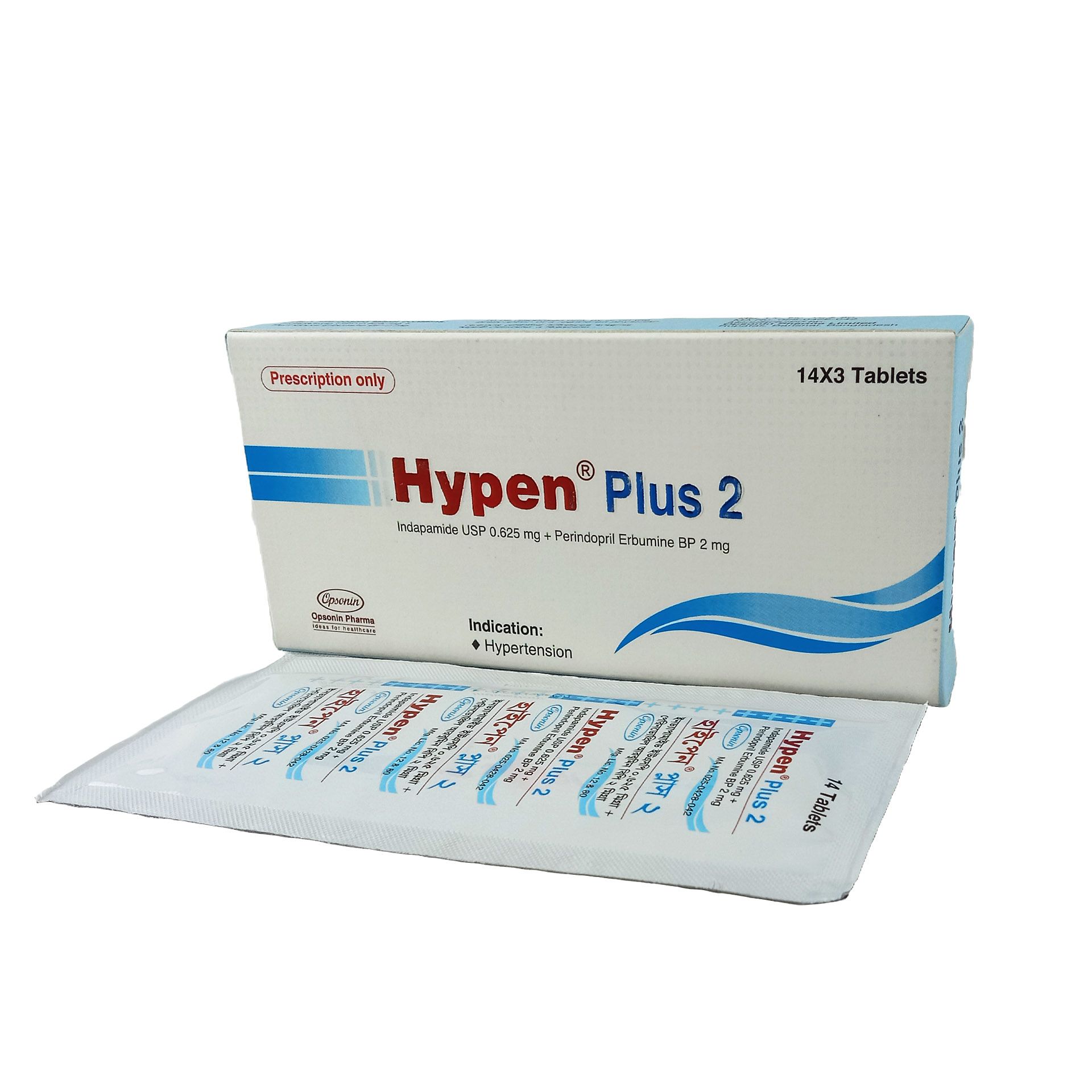 Hypen Plus 2 625mcg+2mg Tablet