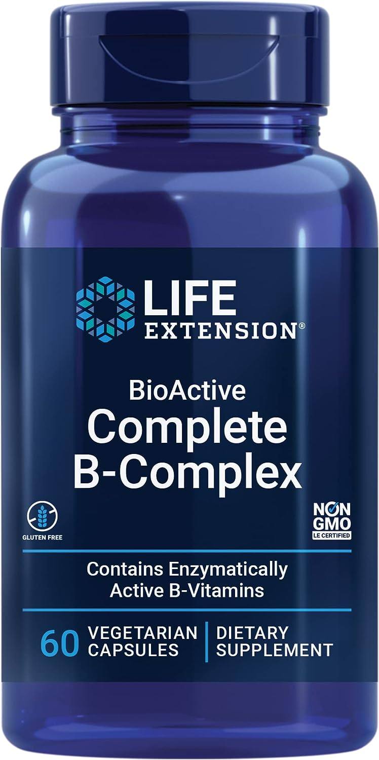 Life Extension Bio Active Complete B-Complex 60 Capsules  