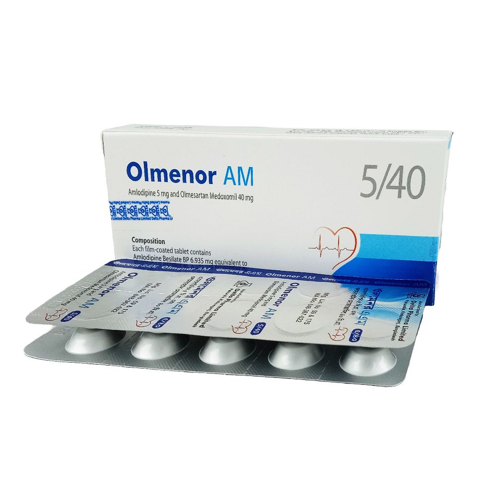 Olmenor AM 5/40 5mg+40mg tablet