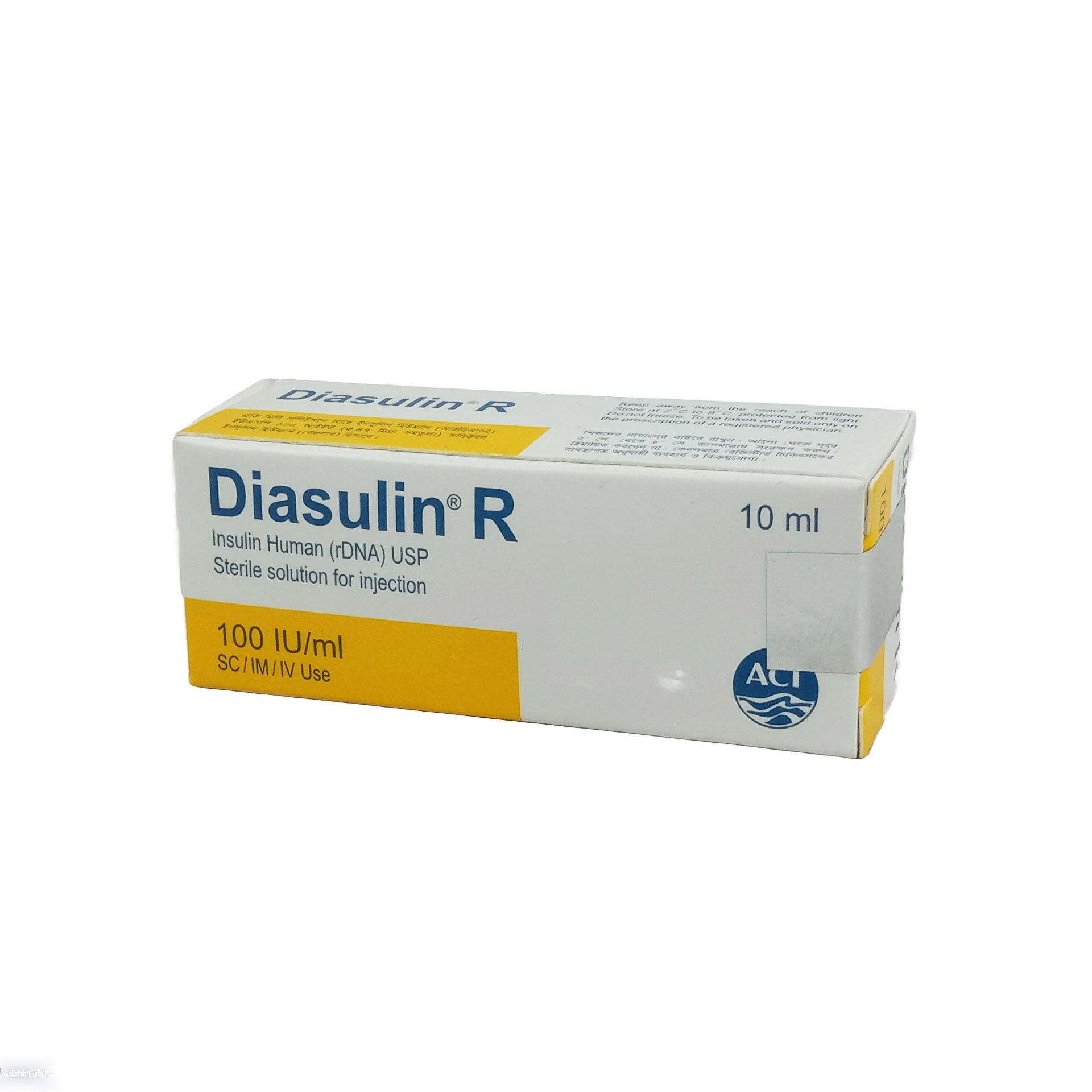 Diasulin R 100IU 100IU/ml SC/IM/IV Injection