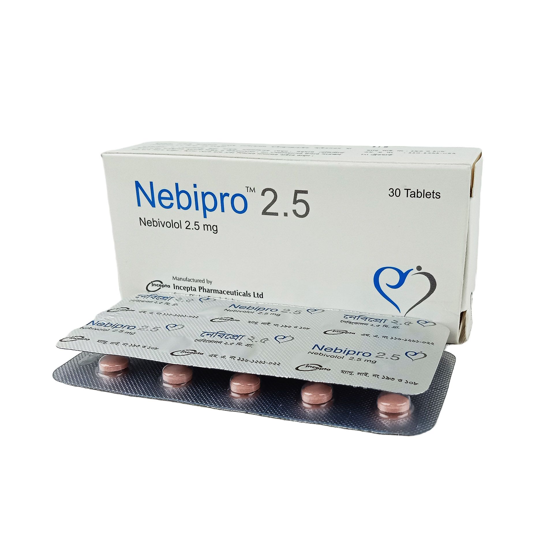 Nebipro 2.5 2.5mg Tablet