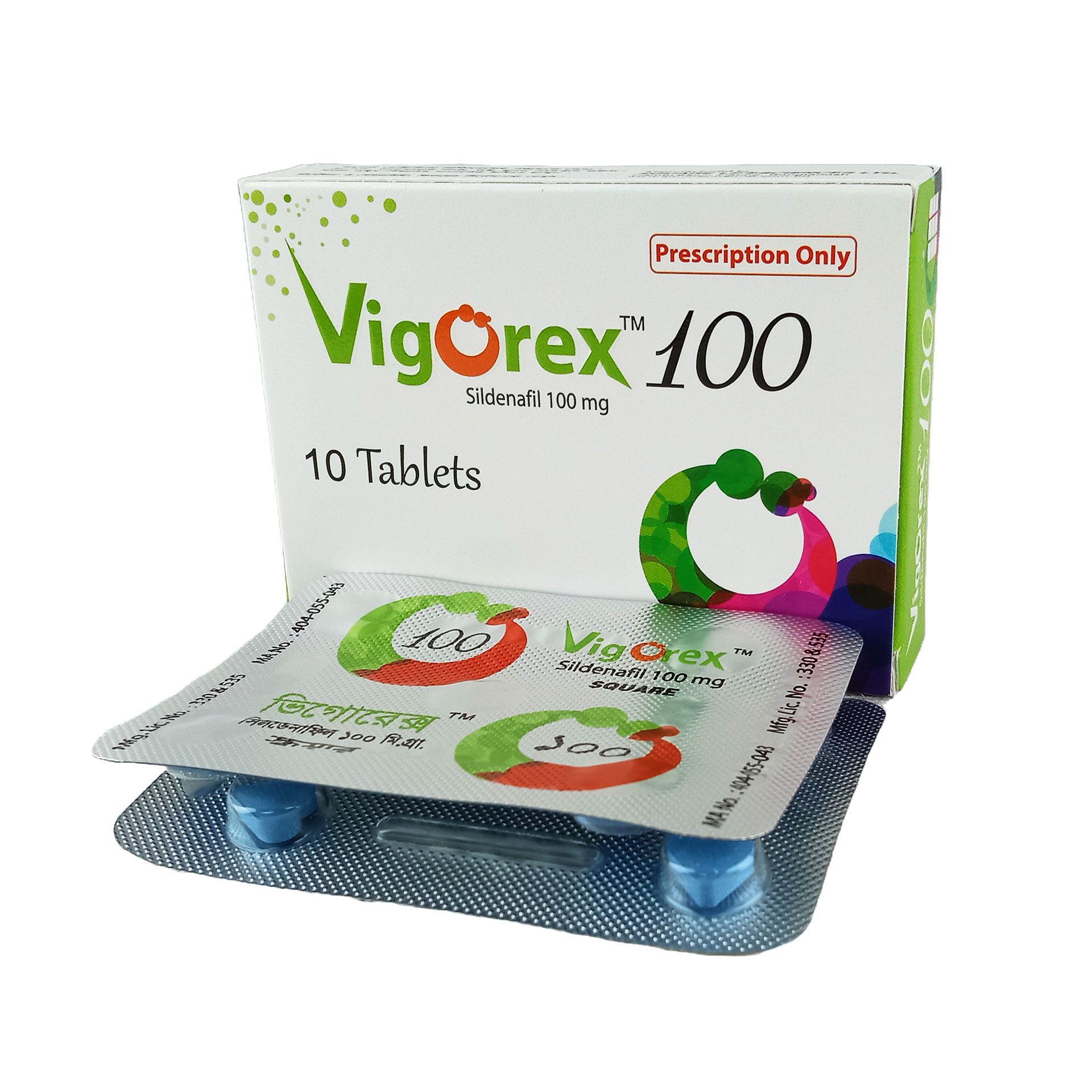 Vigorex 100mg Tablet