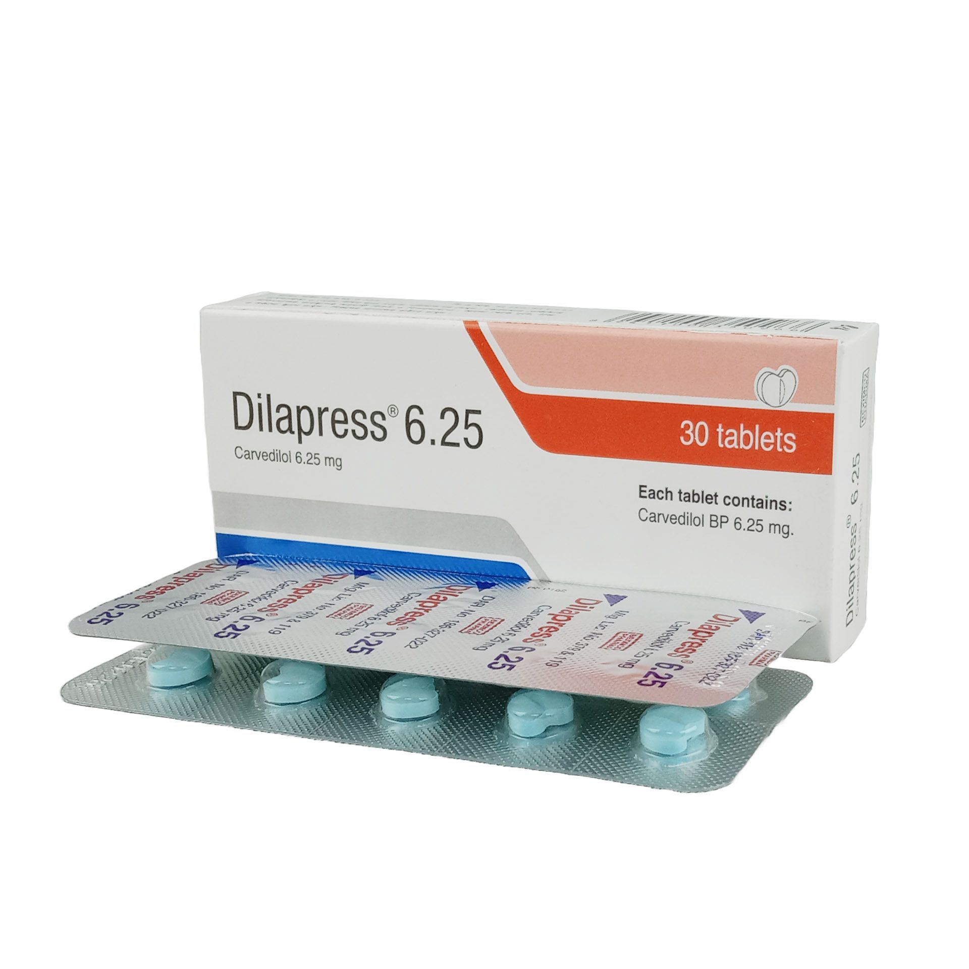 Dilapress 6.25 6.25mg Tablet