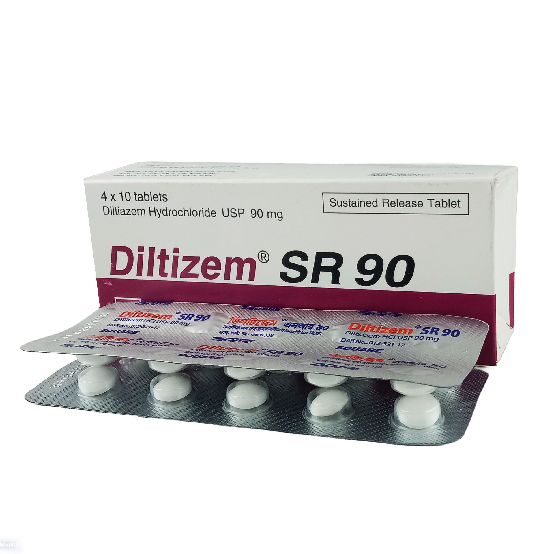 Diltizem SR 90mg Tablet