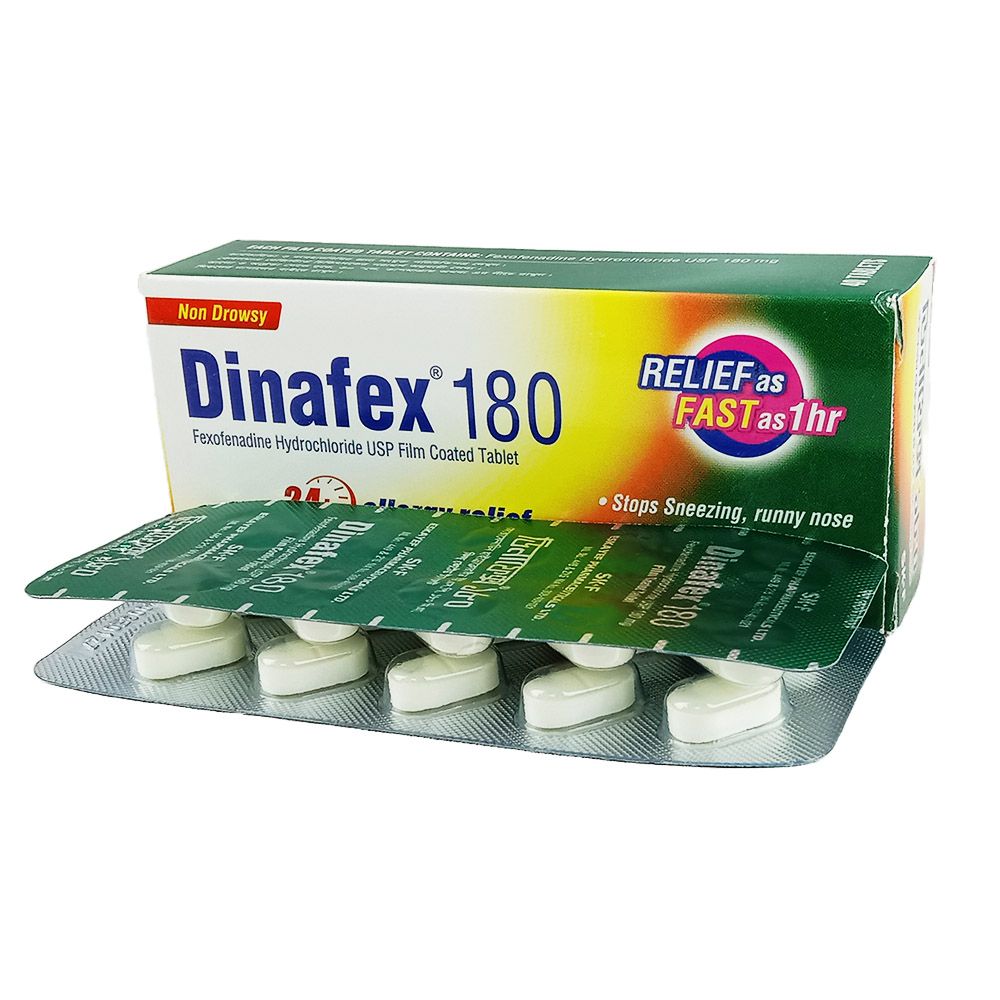 Dinafex 180mg Tablet