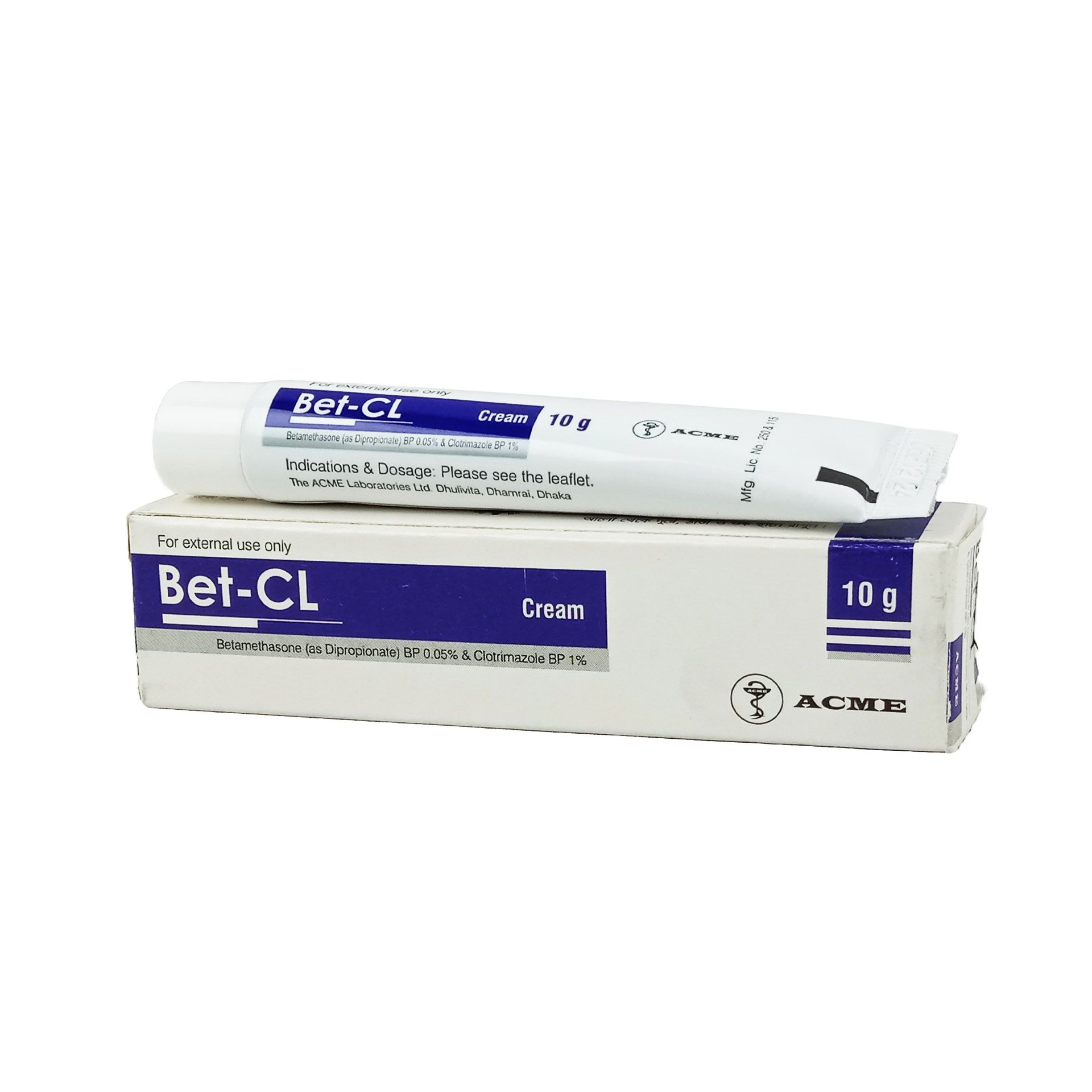 Bet-CL Cream (Off) 0.05%+1% Cream
