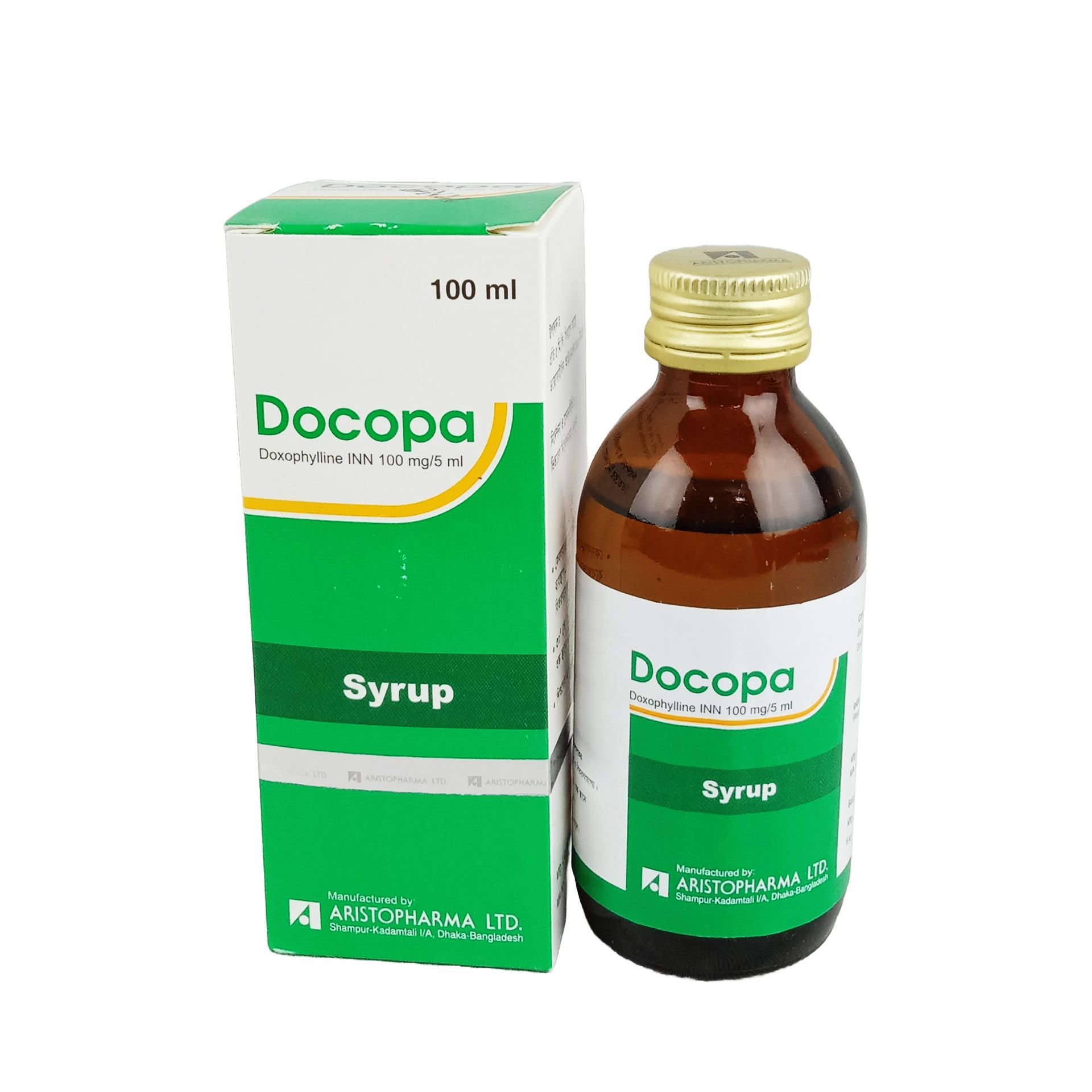 Docopa 100mg/5ml Syrup