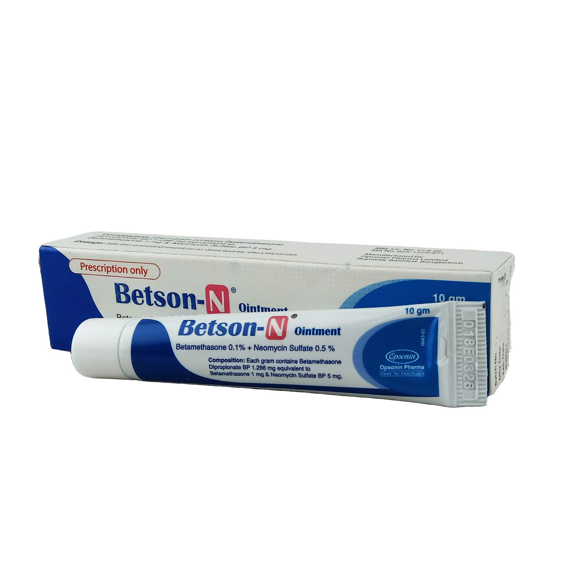 Betson-N 0.1%+0.5% Ointment