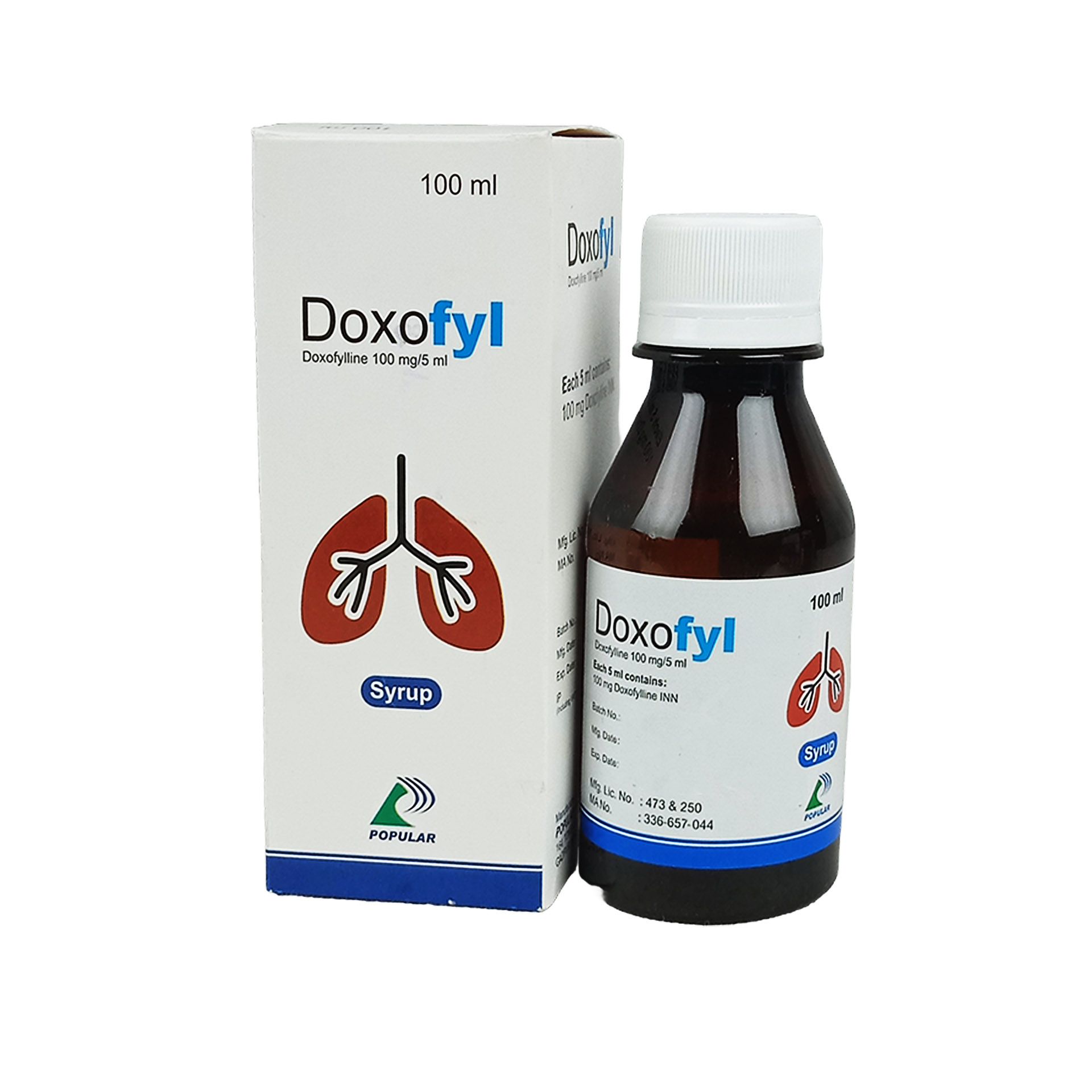 Doxofyl 100mg/5ml Syrup