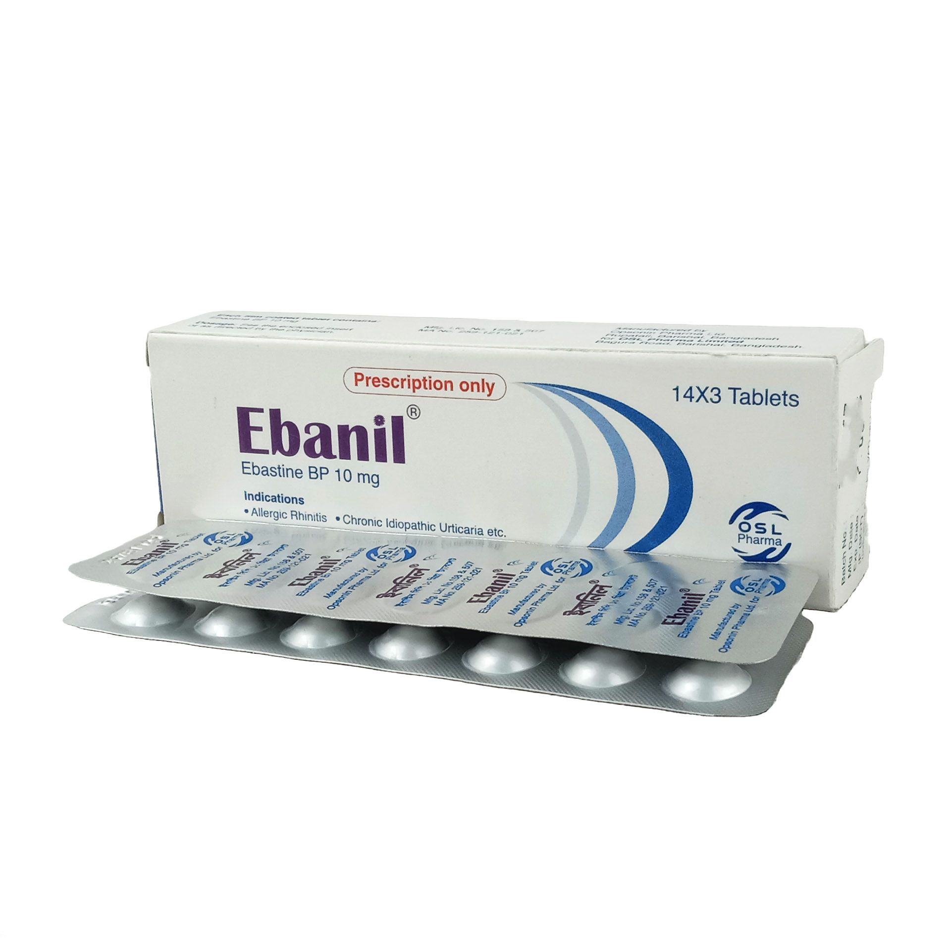 Ebanil 10mg Tablet