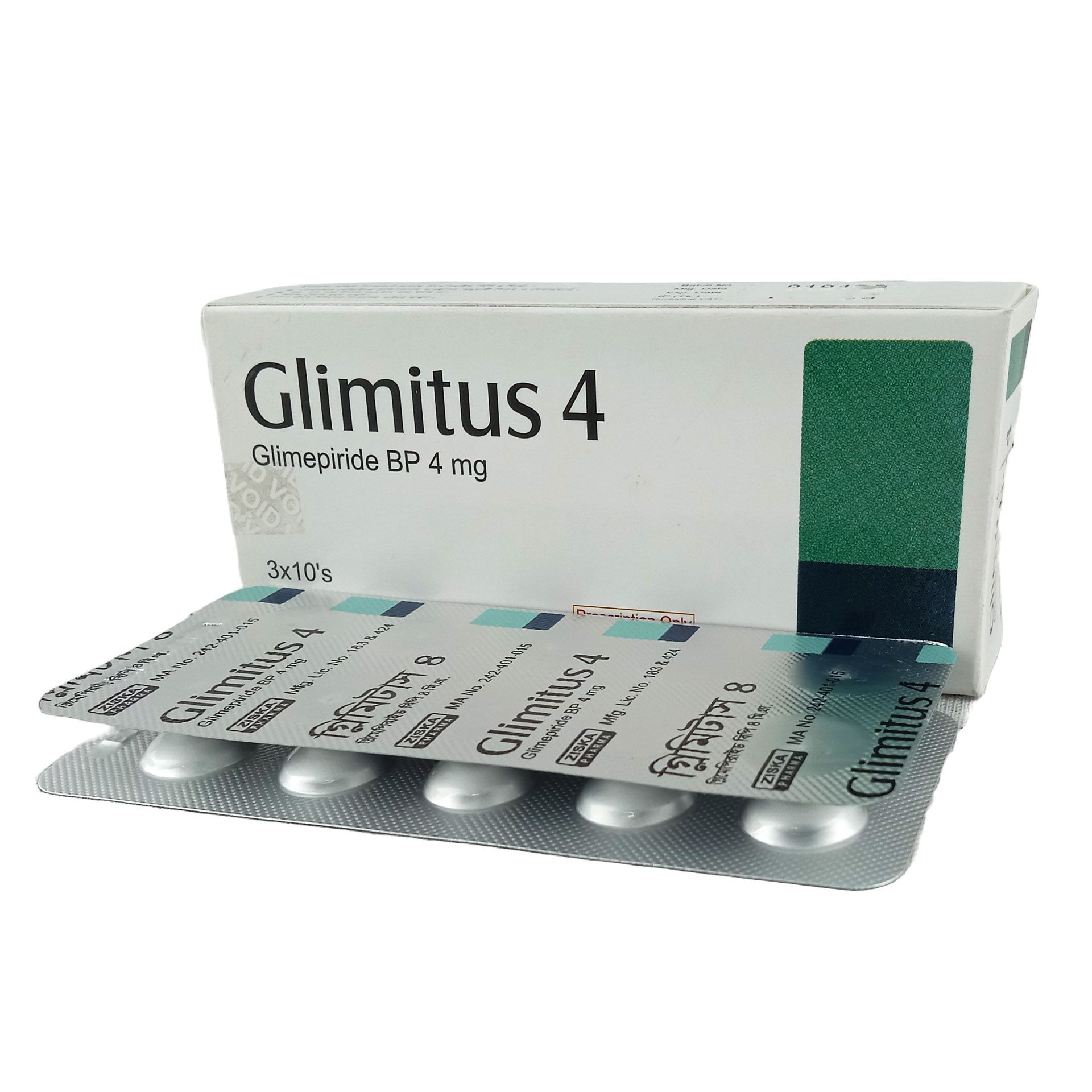 Glimitus 4mg Tablet