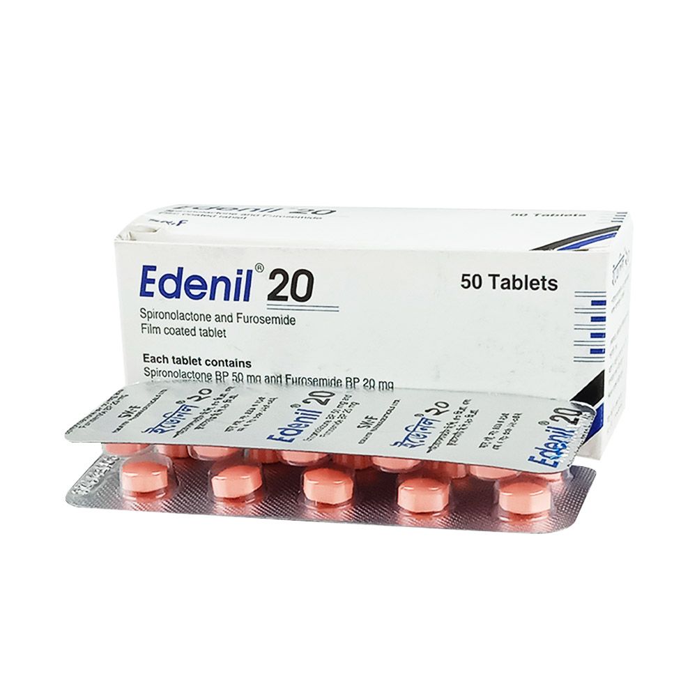 Edenil 20/50 20mg+50mg Tablet