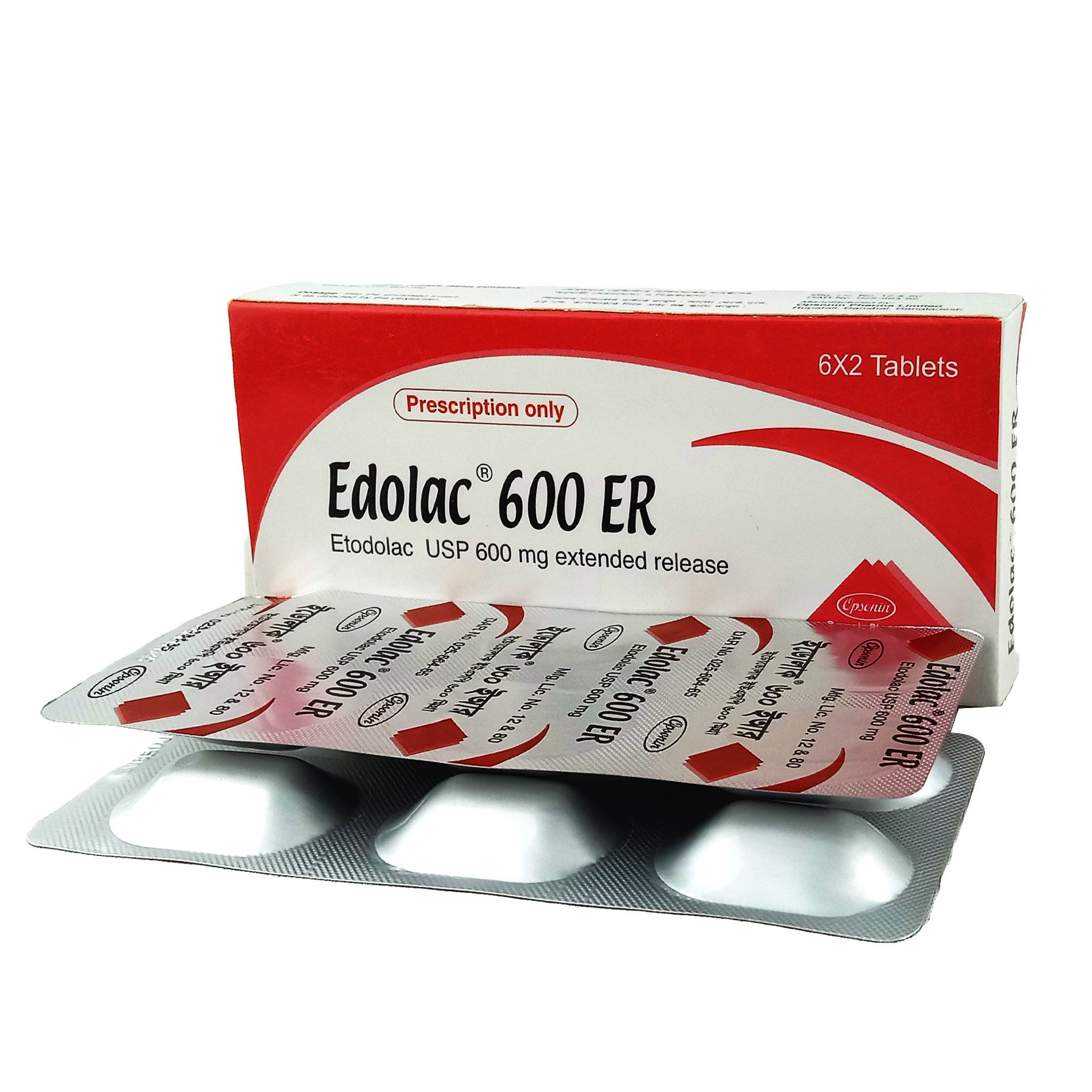 Edolac ER 600mg Tablet