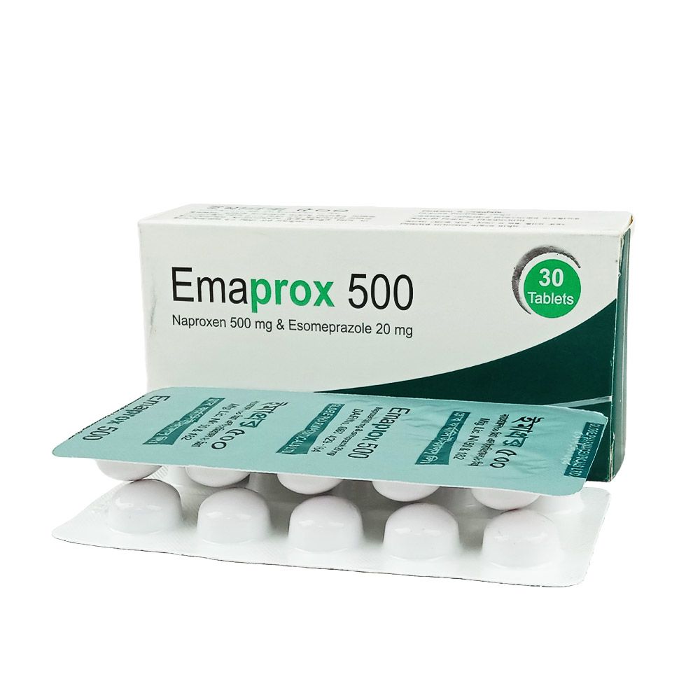 Emaprox 500 20mg+500mg Tablet
