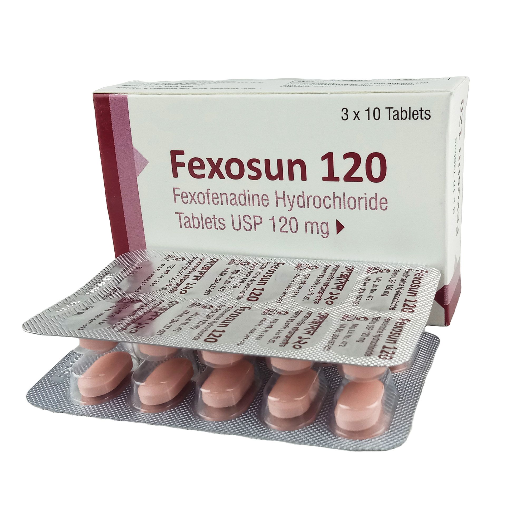 Fexosun 120mg tablet
