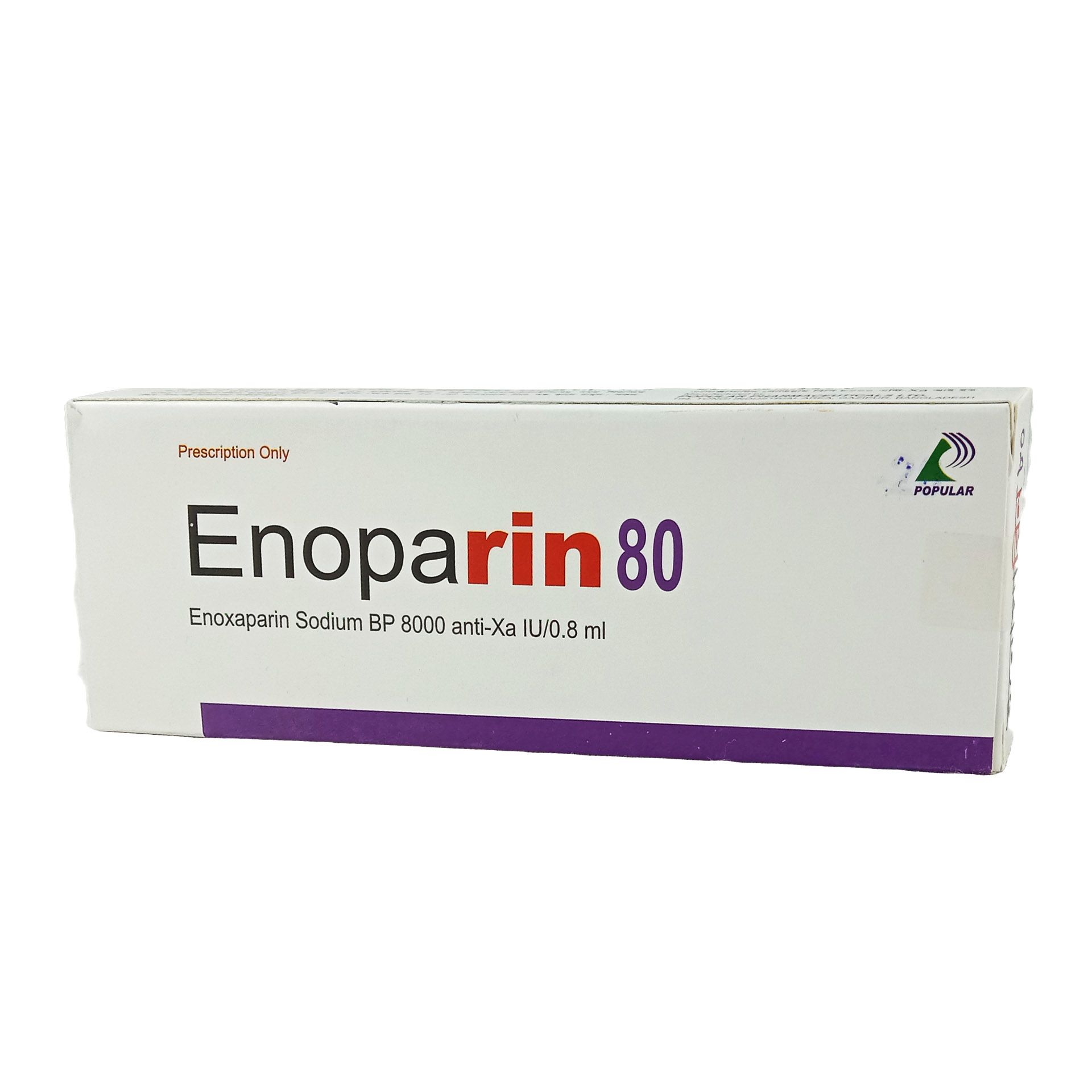 Enoparin 80mg/0.8ml Injection