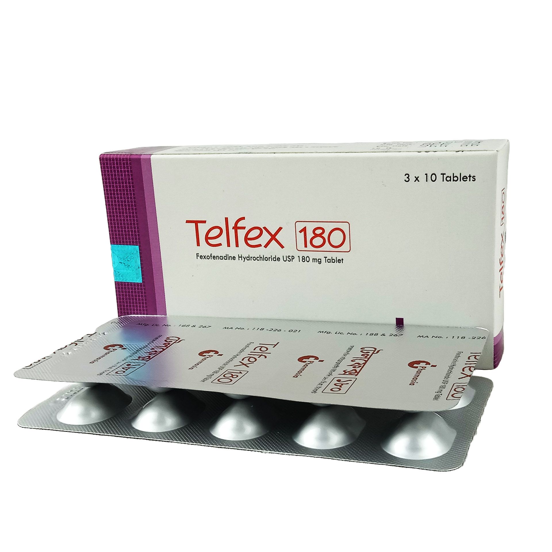 Telfex 180mg tablet