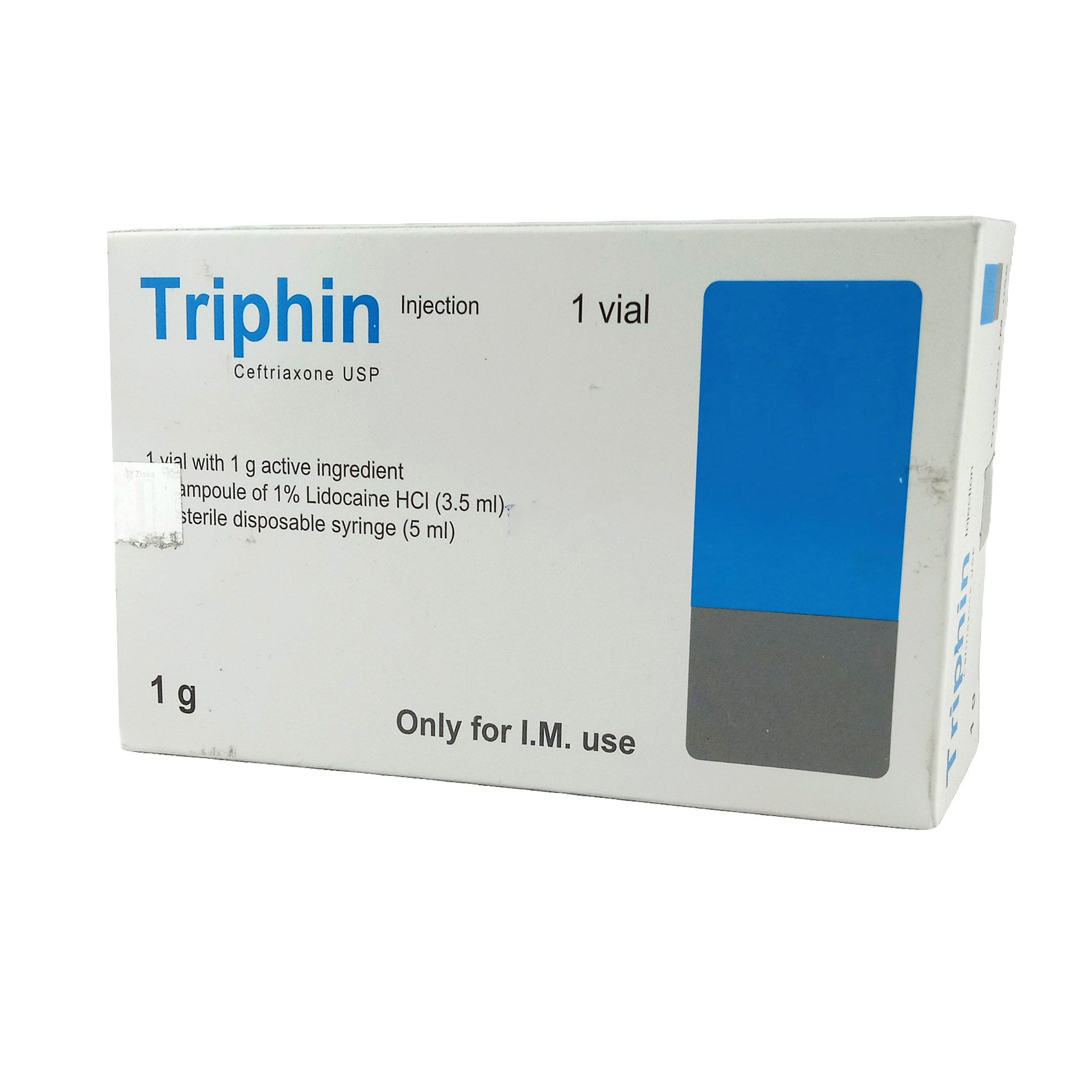 Triphin 1 IM 1gm/vial injection