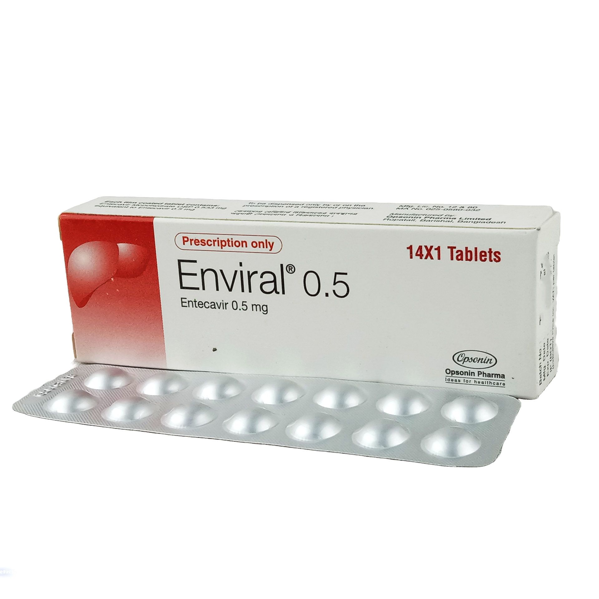Enviral 0.5mg Tablet