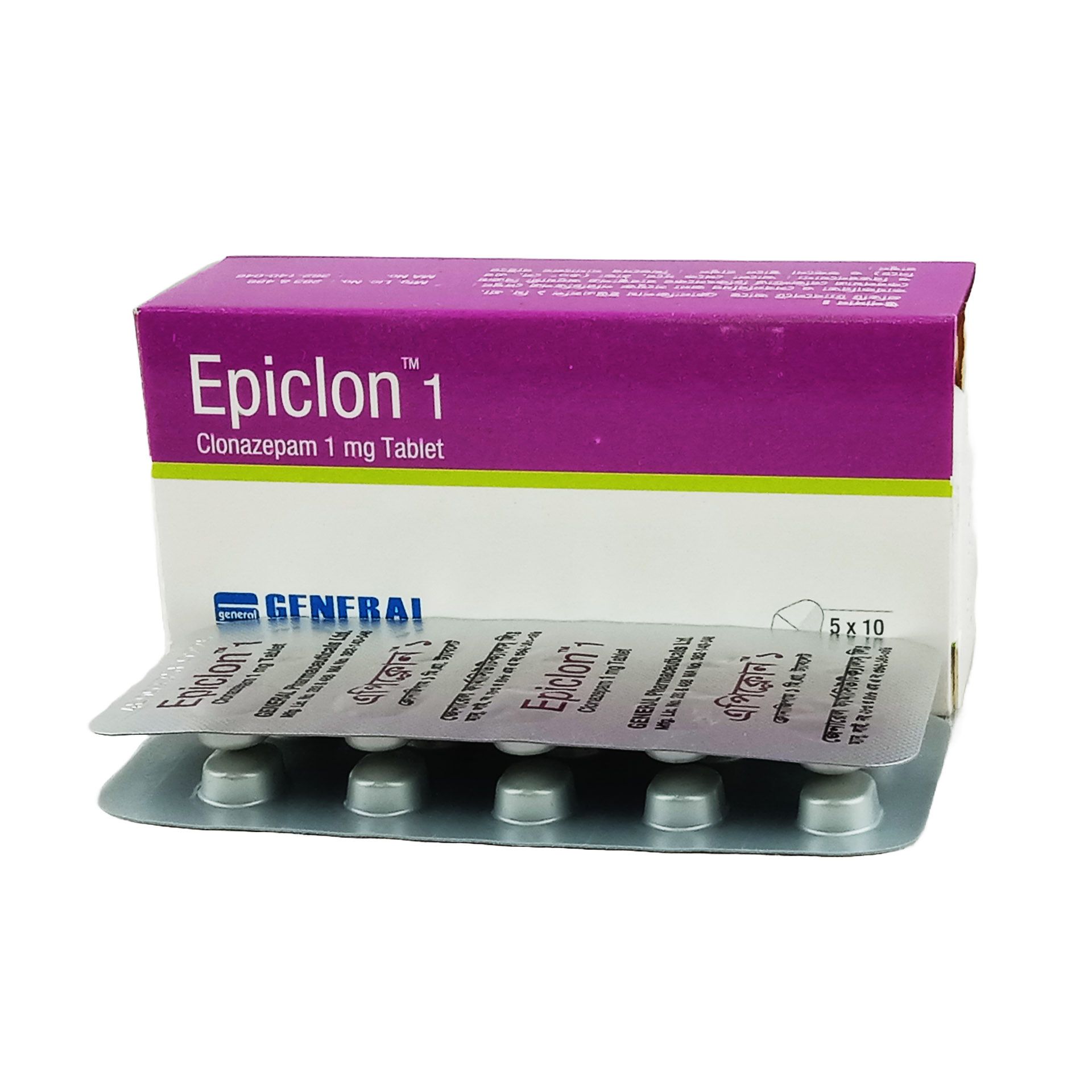 Epiclon 1mg Tablet