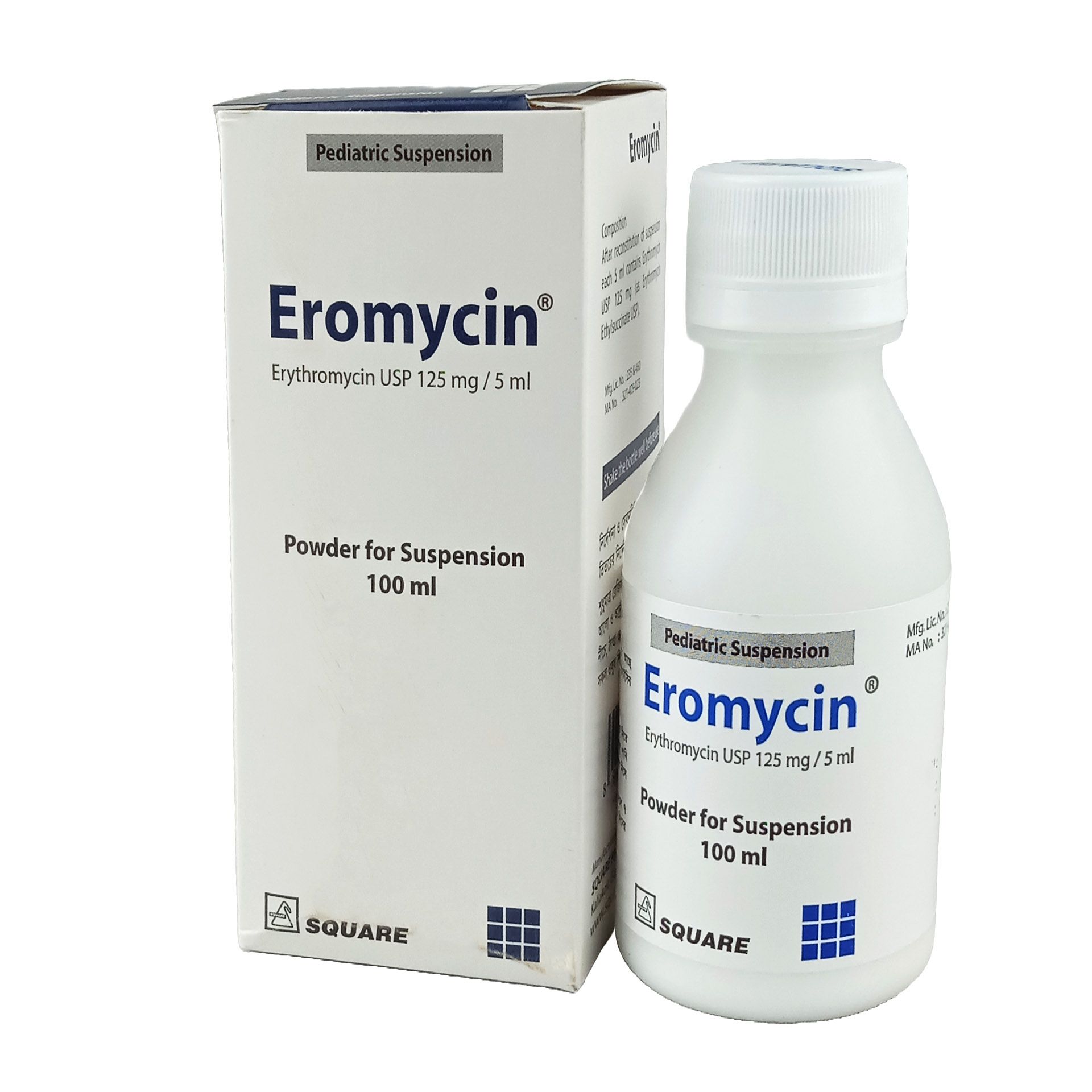 Eromycin 125mg/5ml Powder for Suspension
