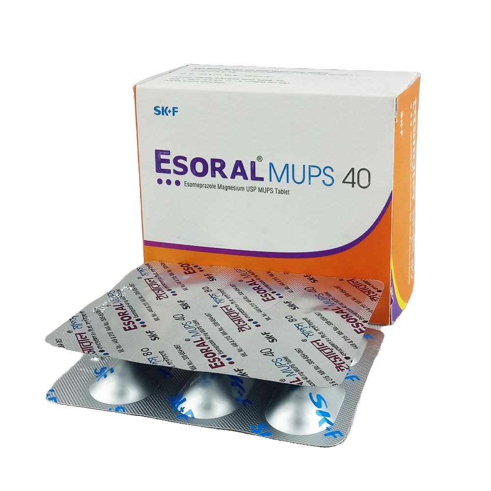 Esoral Mups 40mg Tablet