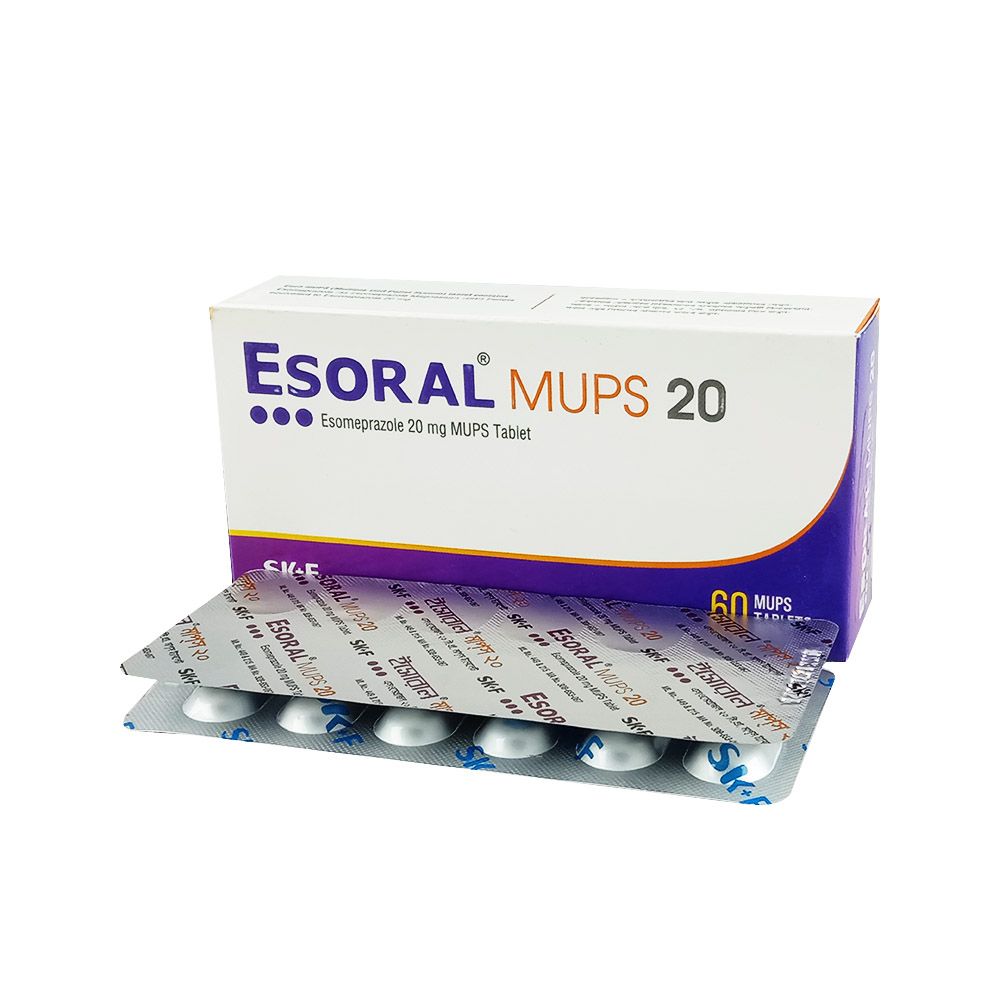 Esoral Mups 20mg Tablet