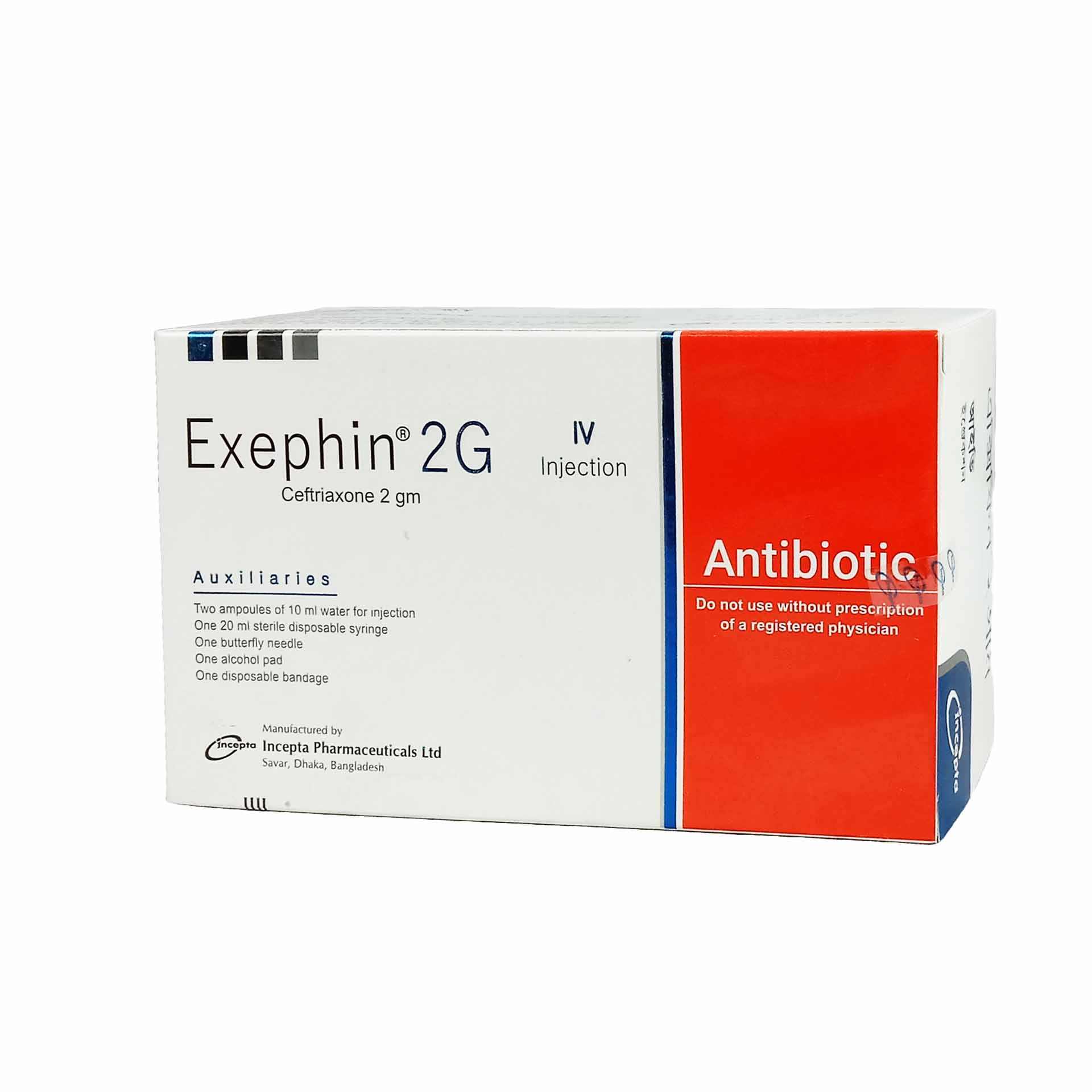 Exephin IV 2gm/vial Injection