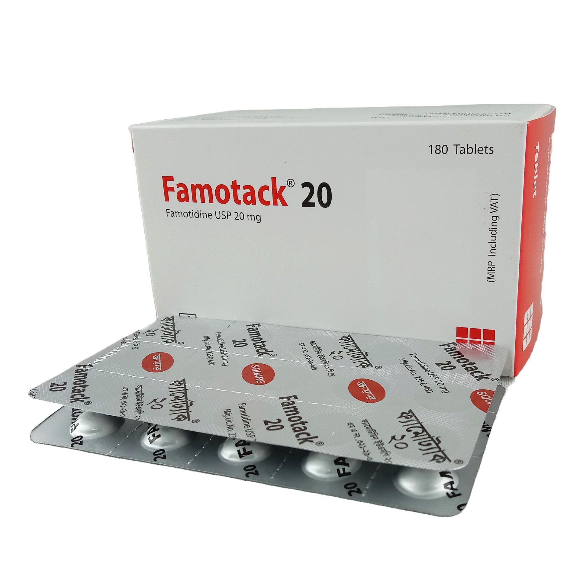 Famotack 20mg Tablet