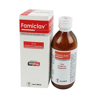 Famiclav 125mg+31.25mg/5ml Powder for Suspension