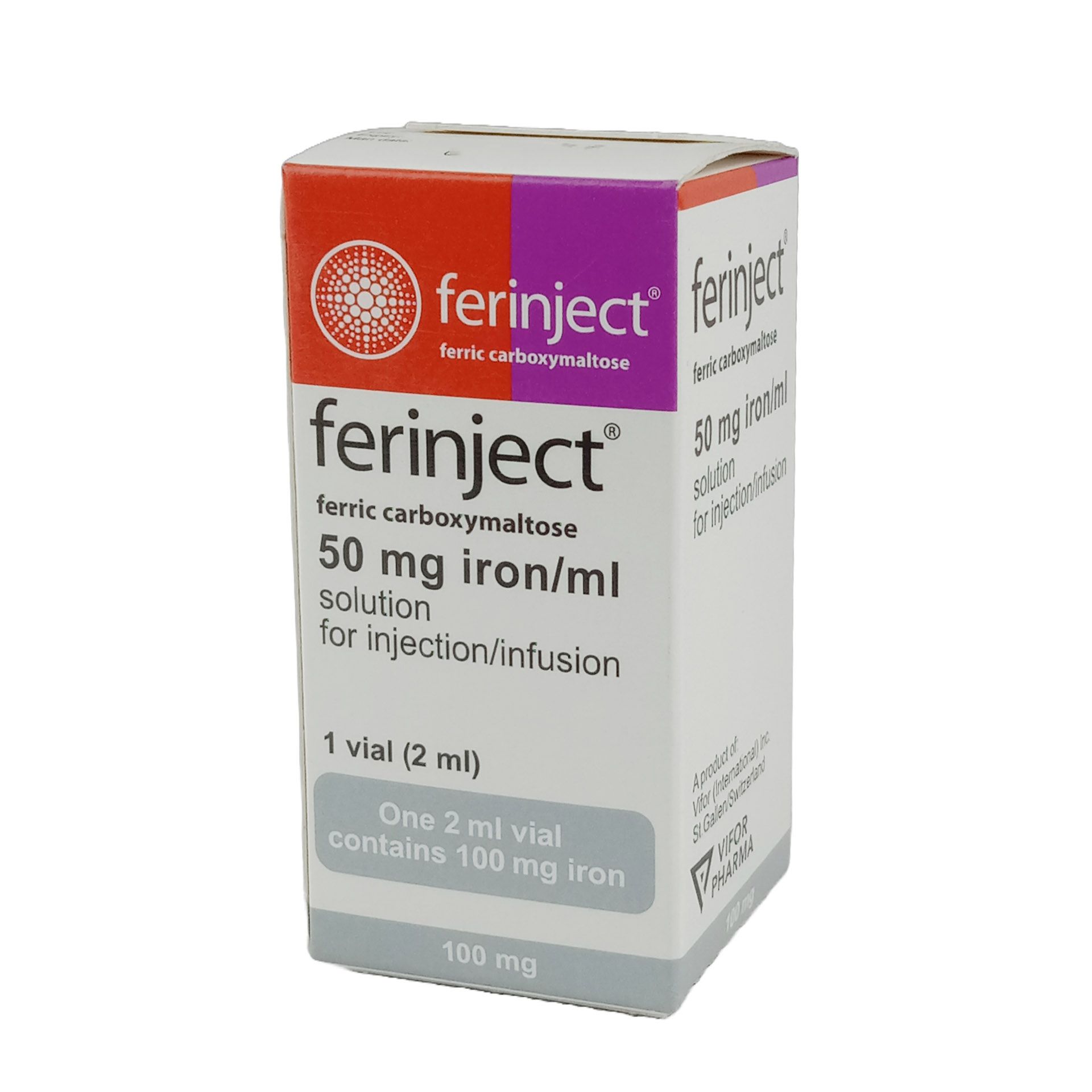 Ferinject 100mg/2ml Injection