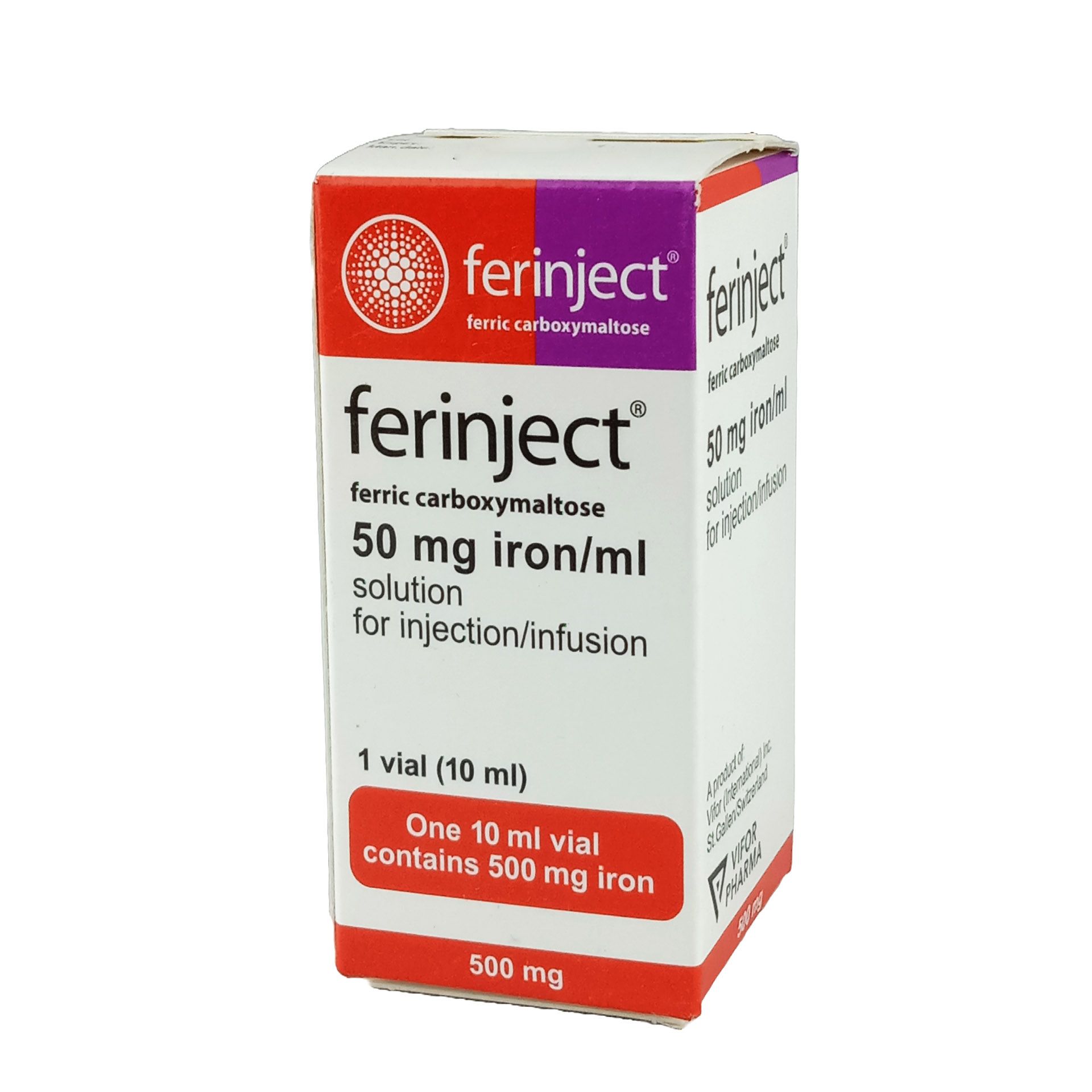 Ferinject 500mg/10ml Injection