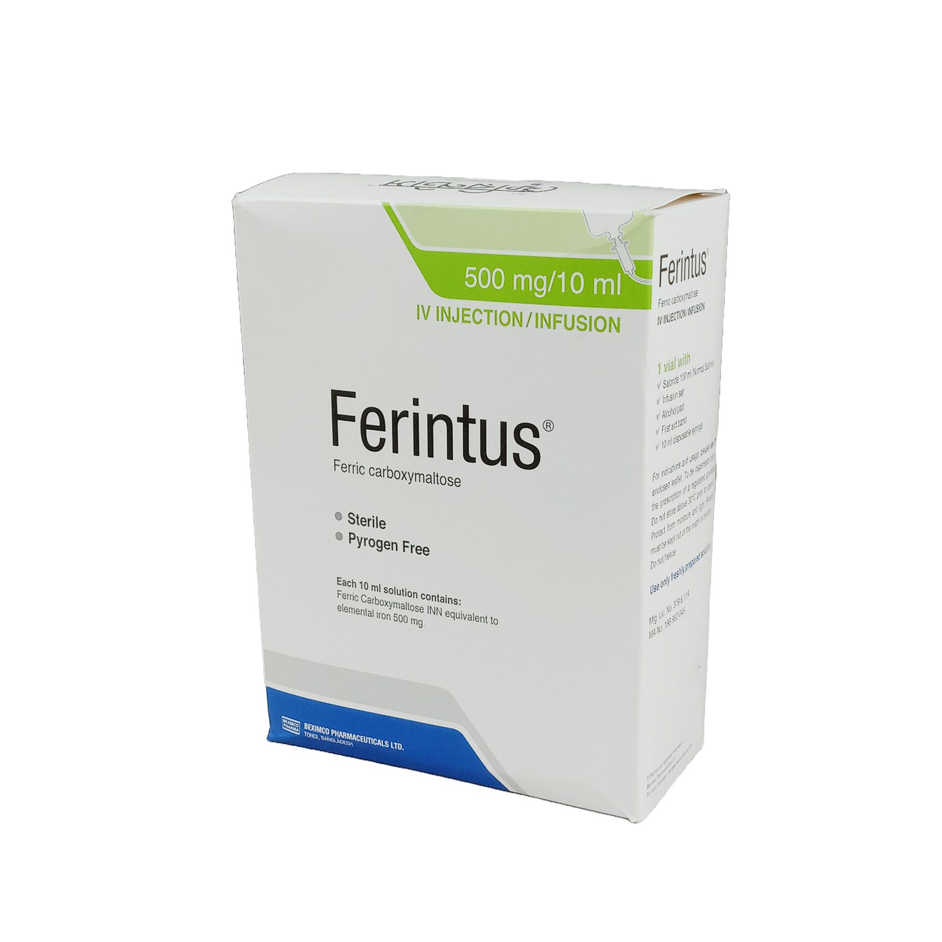 Ferintus 500mg/10ml Injection