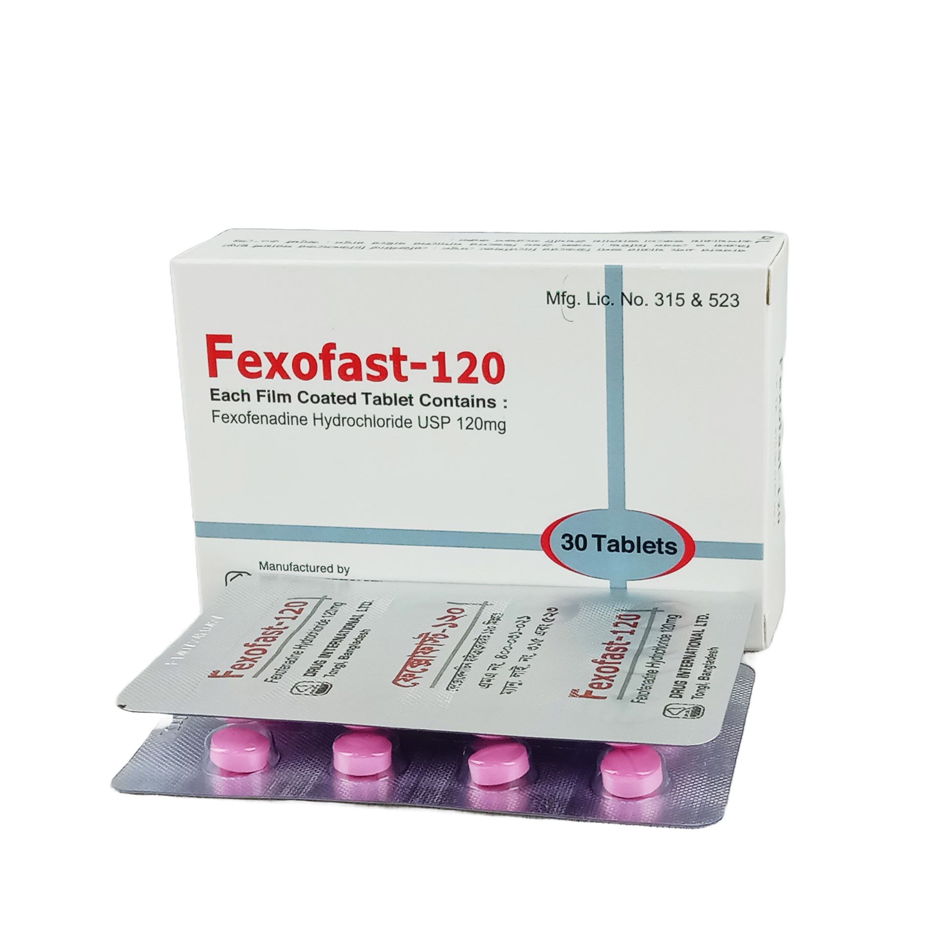 Fexofast 120mg Tablet