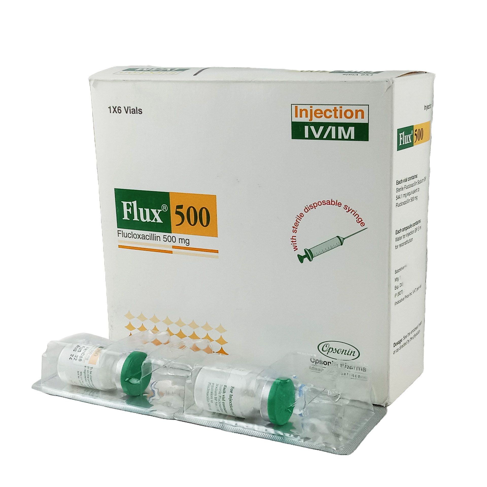 Flux 500mg/vial Injection