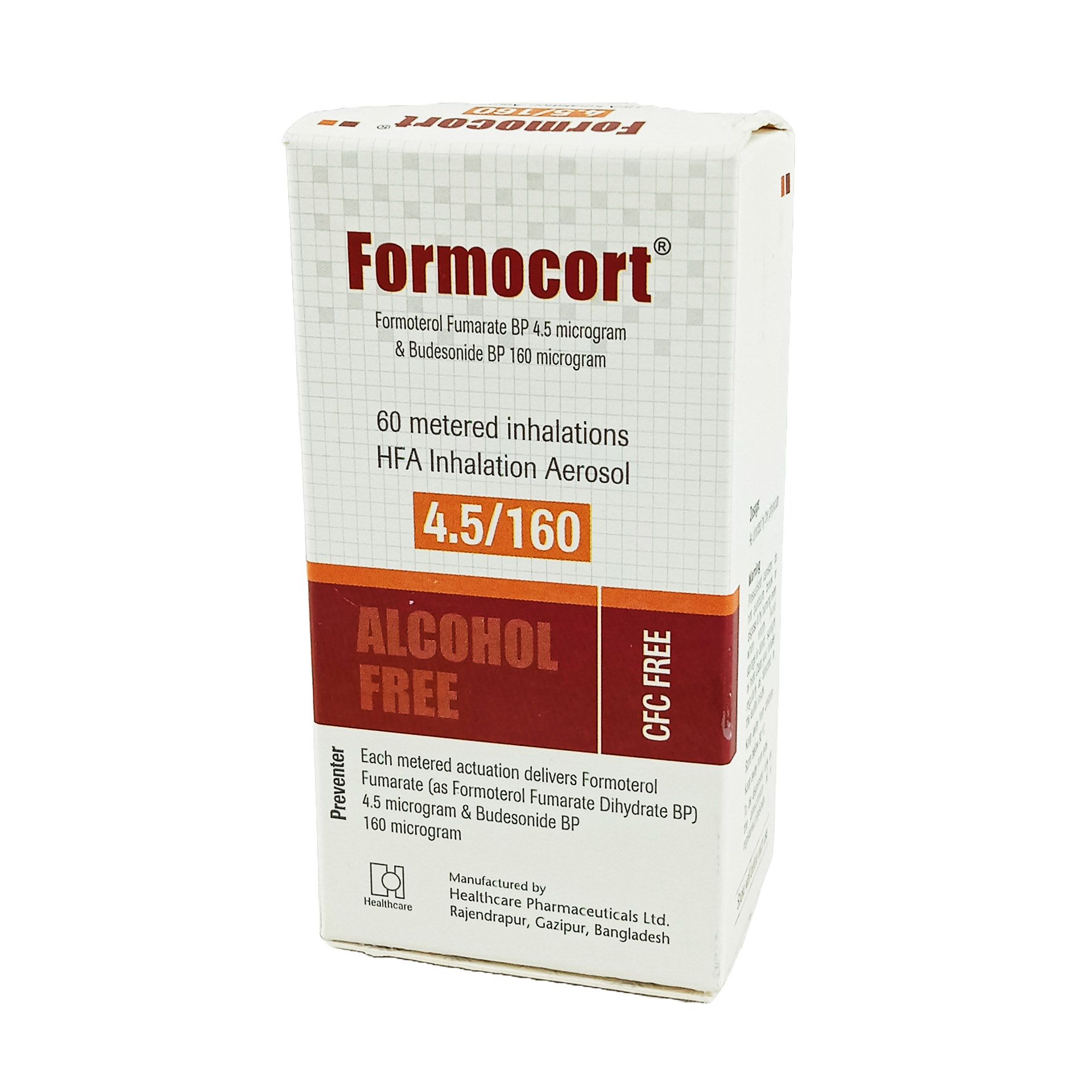 Formocort MDI 4.5/160 160mcg+4.5mcg/Puff Inhaler