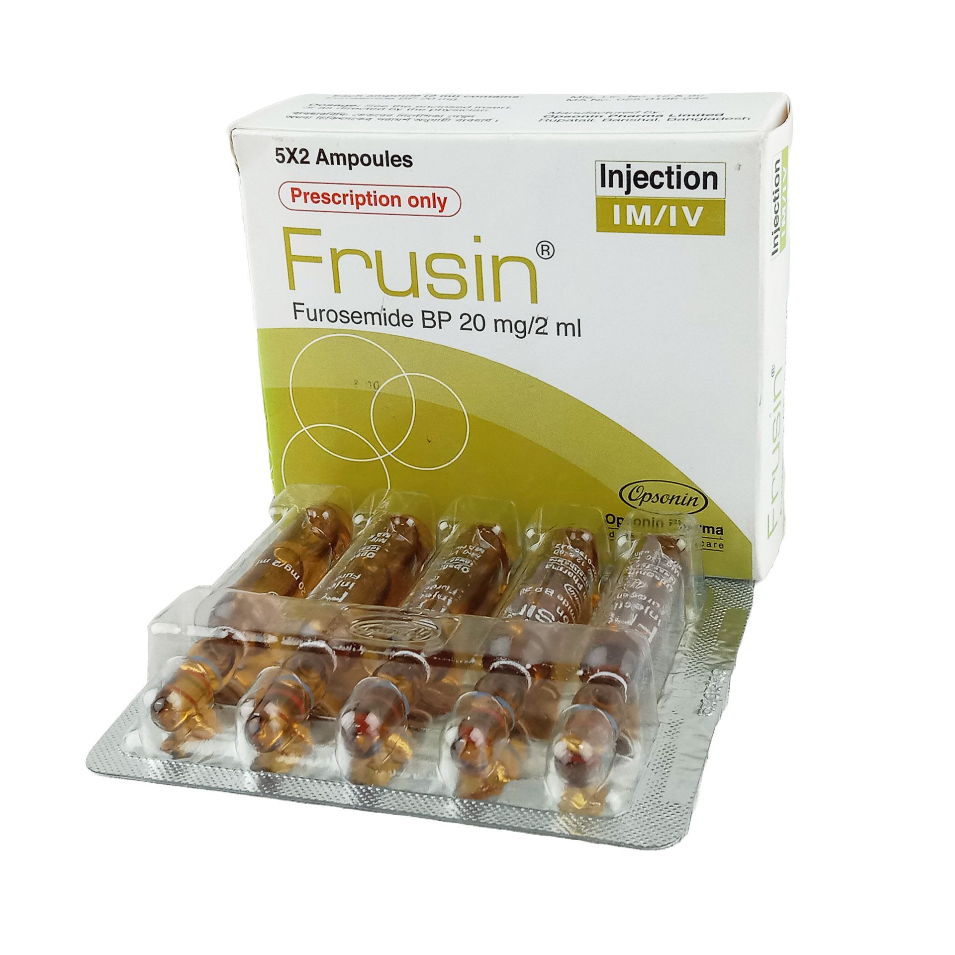 Frusin 20mg/2ml Injection