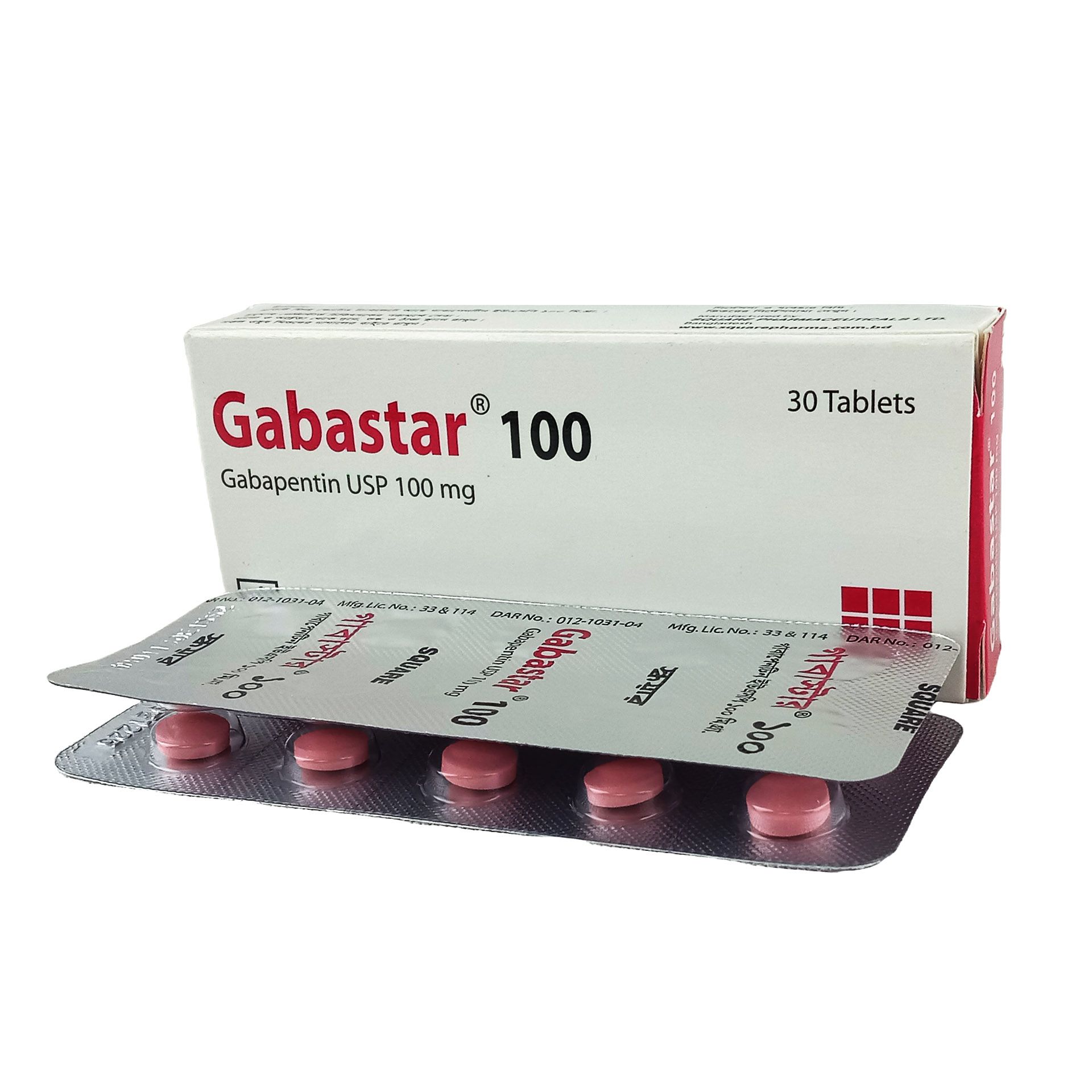 Gabastar 100mg Tablet