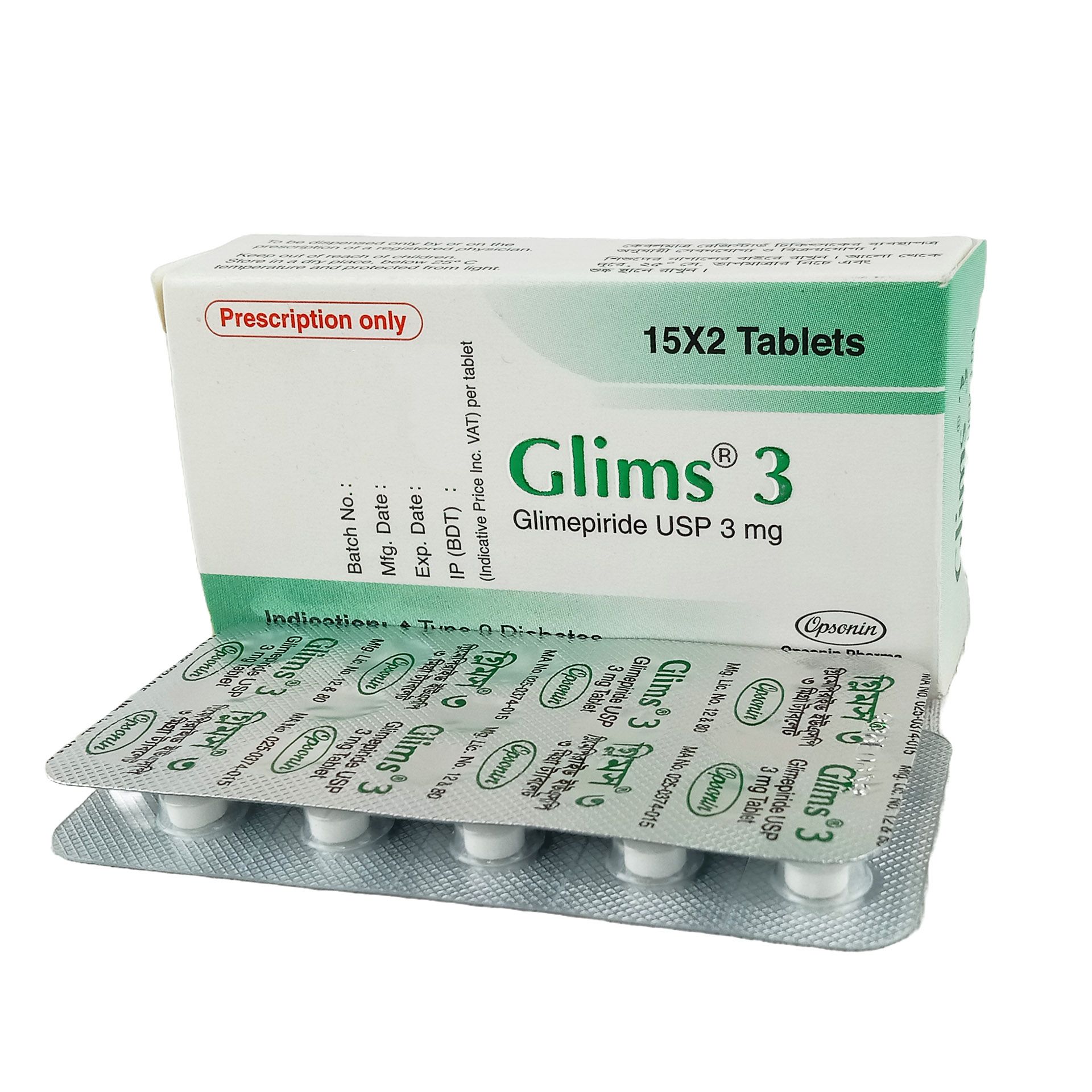 Glims 3mg Tablet