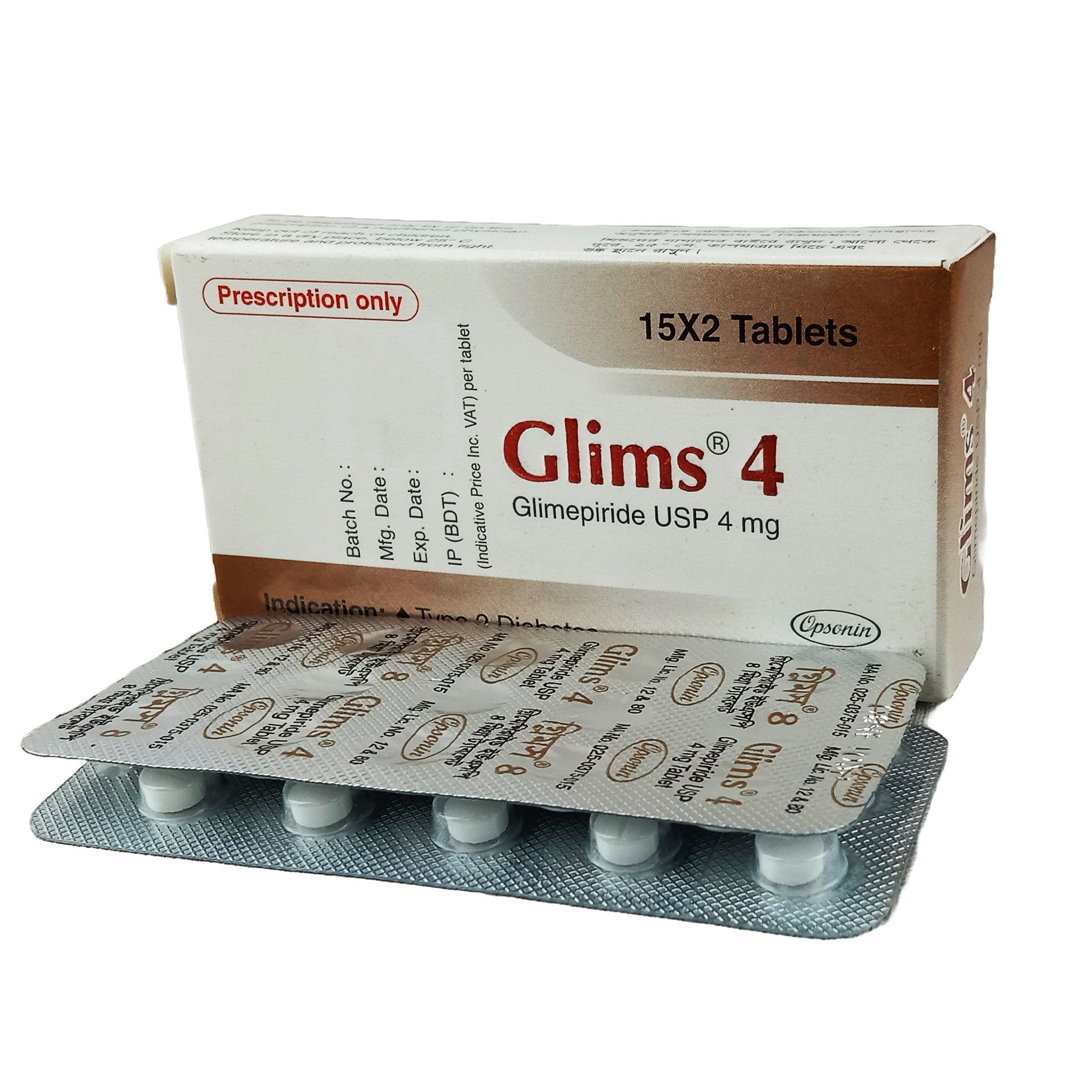 Glims 4mg Tablet