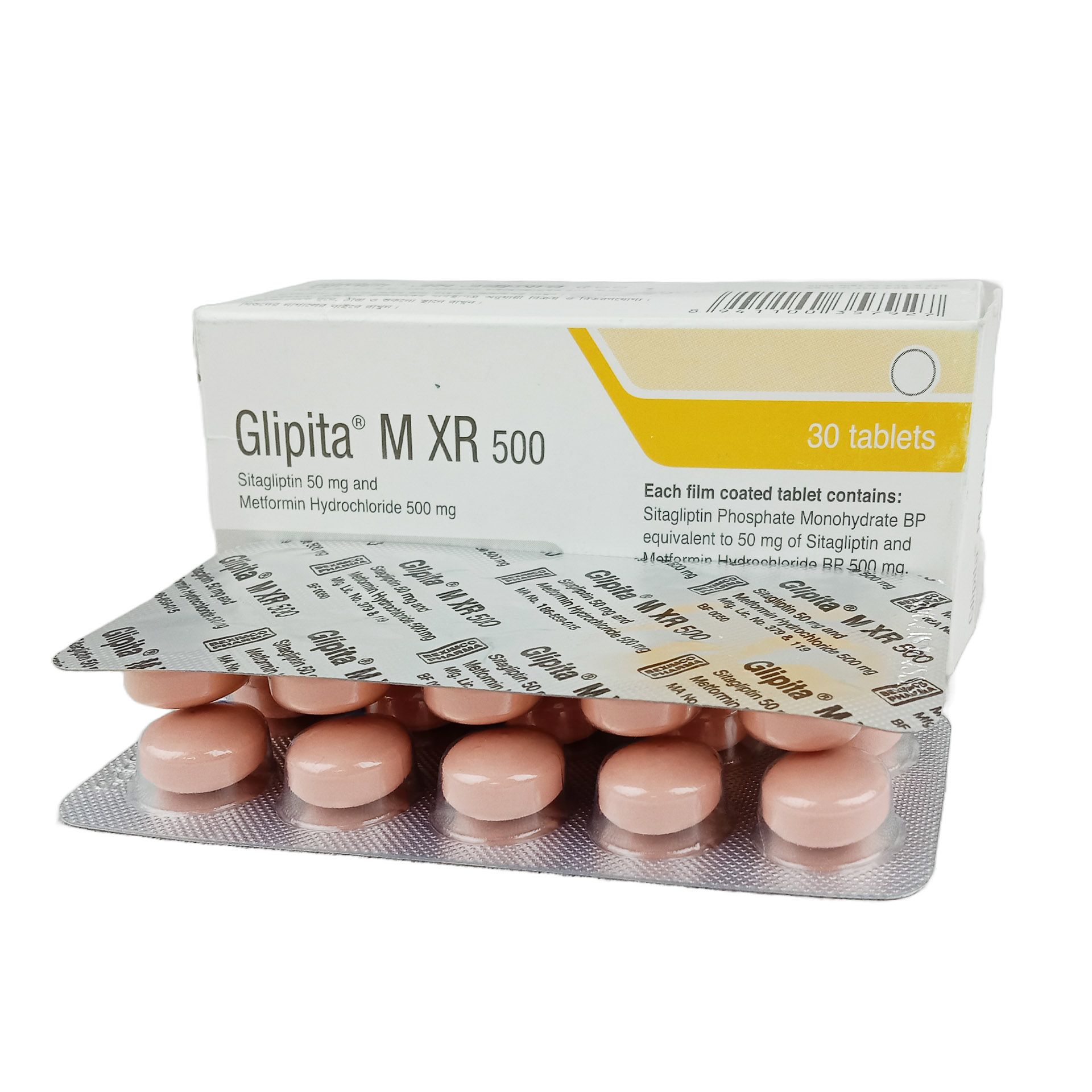 Glipita M XR 500mg+50mg Tablet