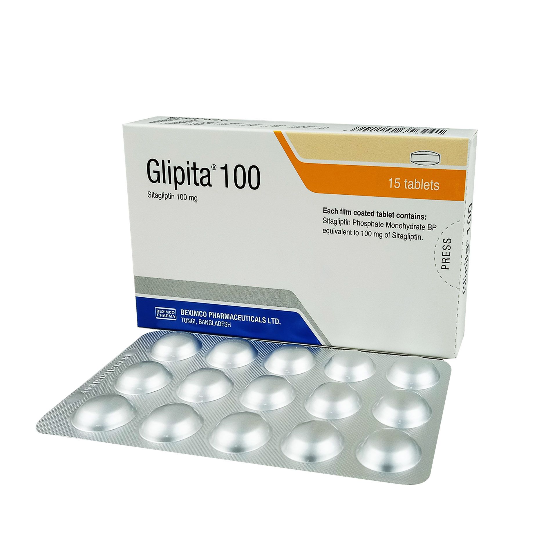 Glipita 100mg Tablet
